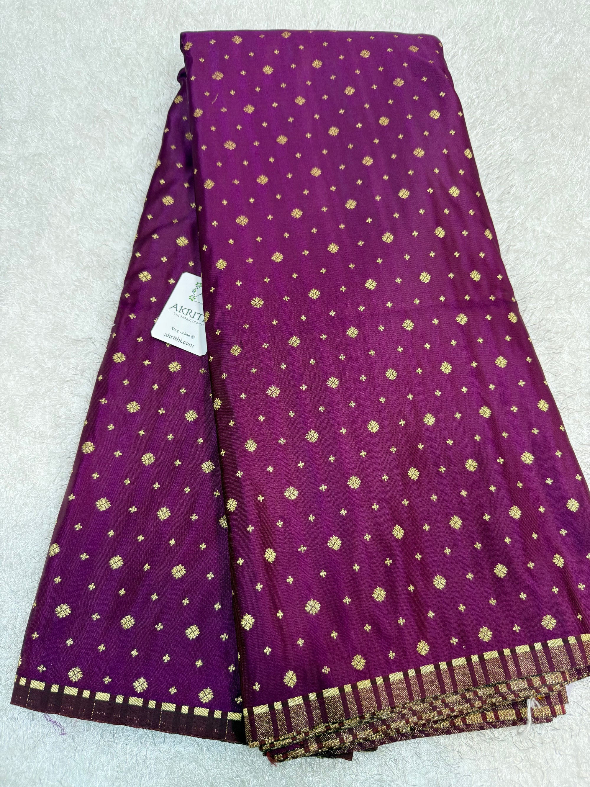 Pure Banarasi brocade butti fabric
