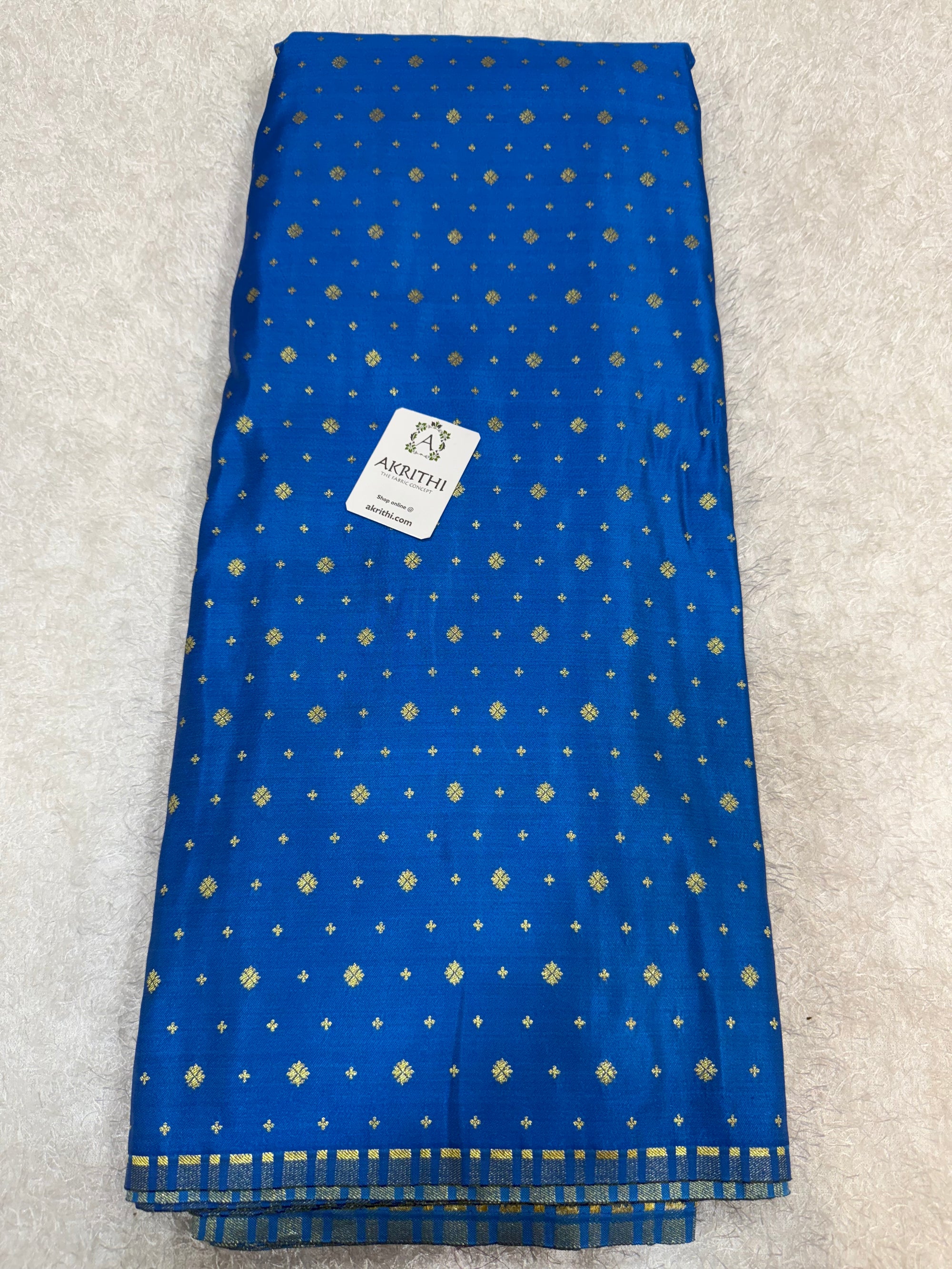 Pure Banarasi brocade butti fabric