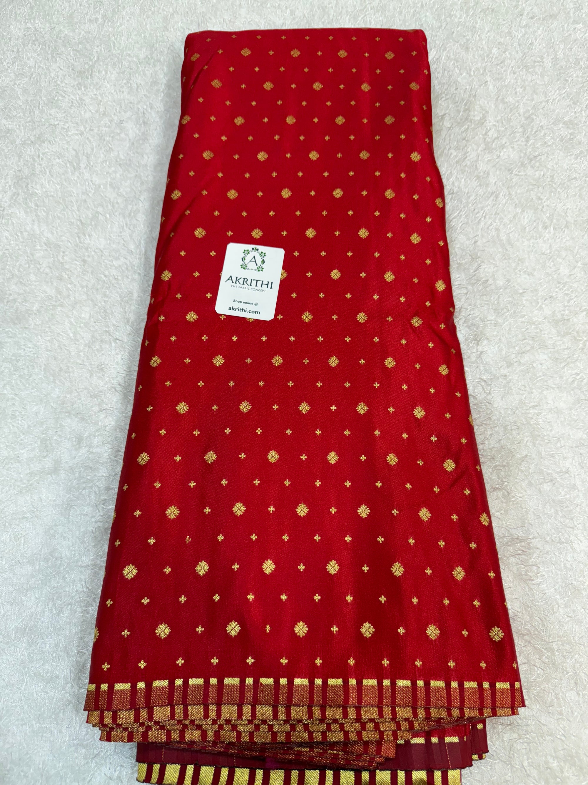 Pure Banarasi brocade butti fabric