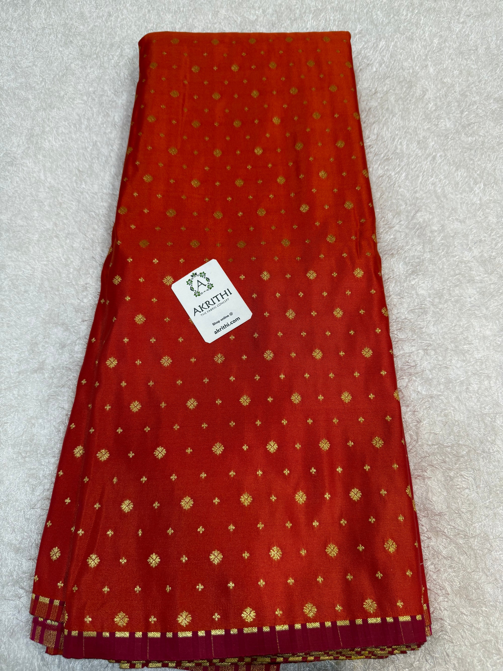 Pure Banarasi brocade butti fabric