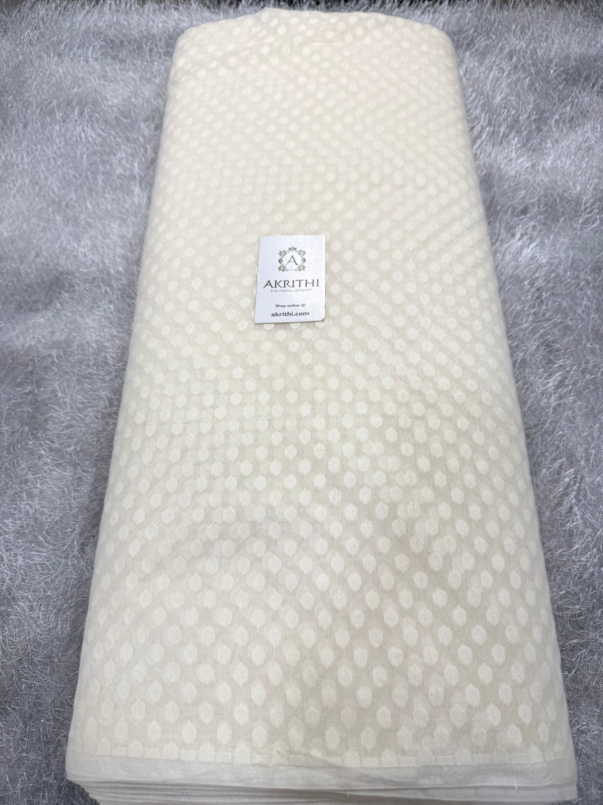 Dyeable banarasi Handloom chanderi cotton fabric