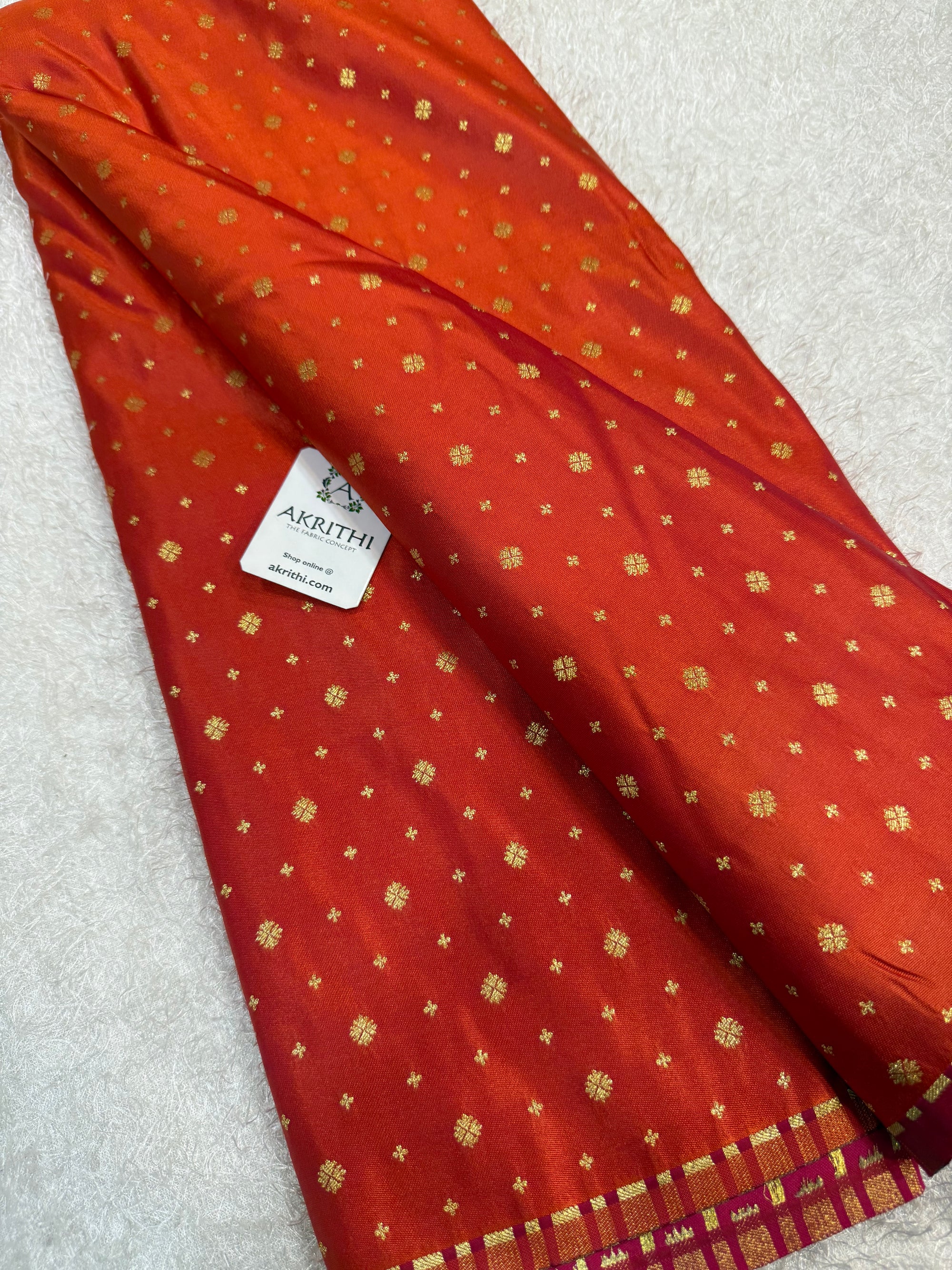 Pure Banarasi brocade butti fabric