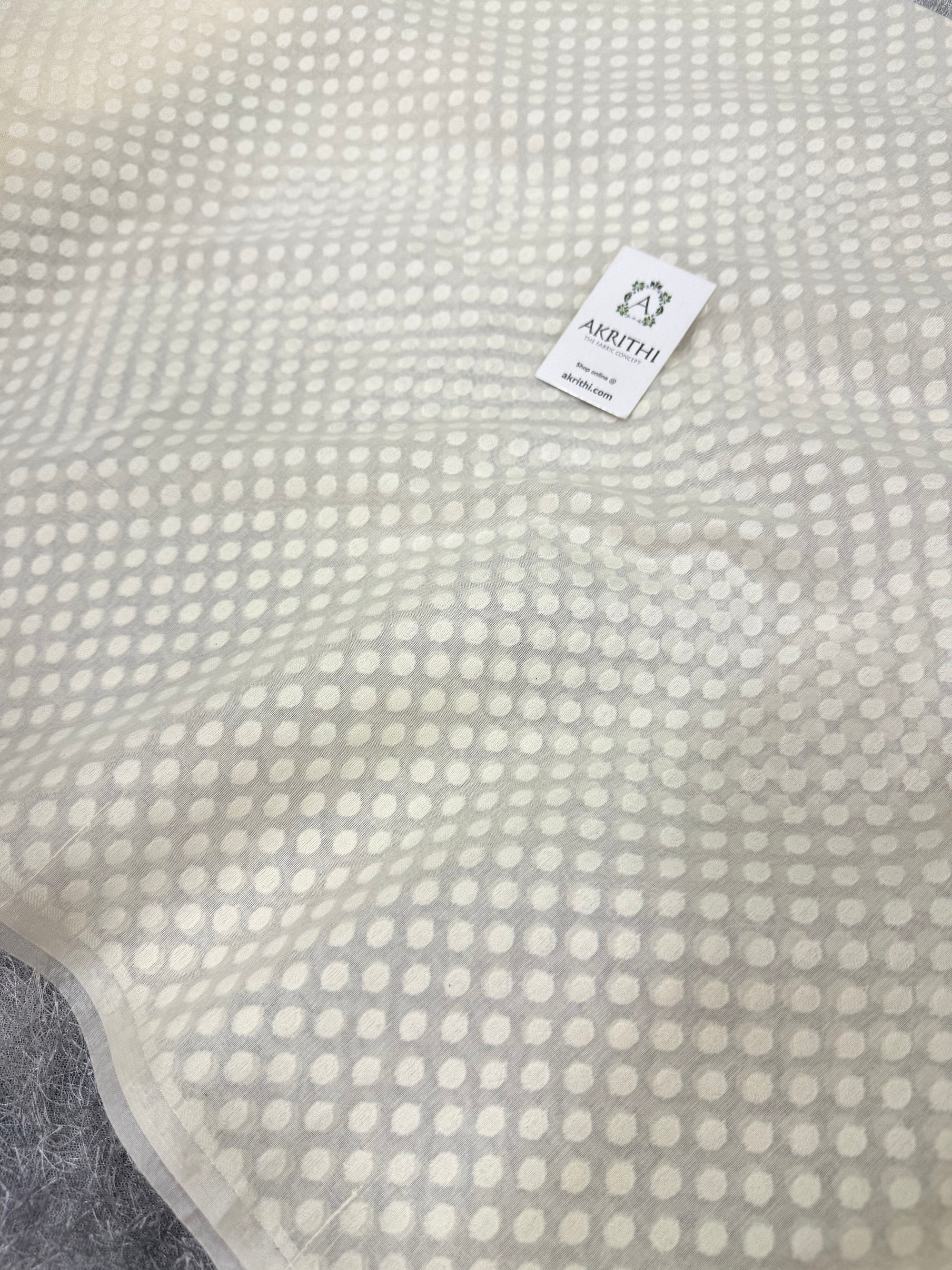 Dyeable banarasi Handloom chanderi cotton fabric