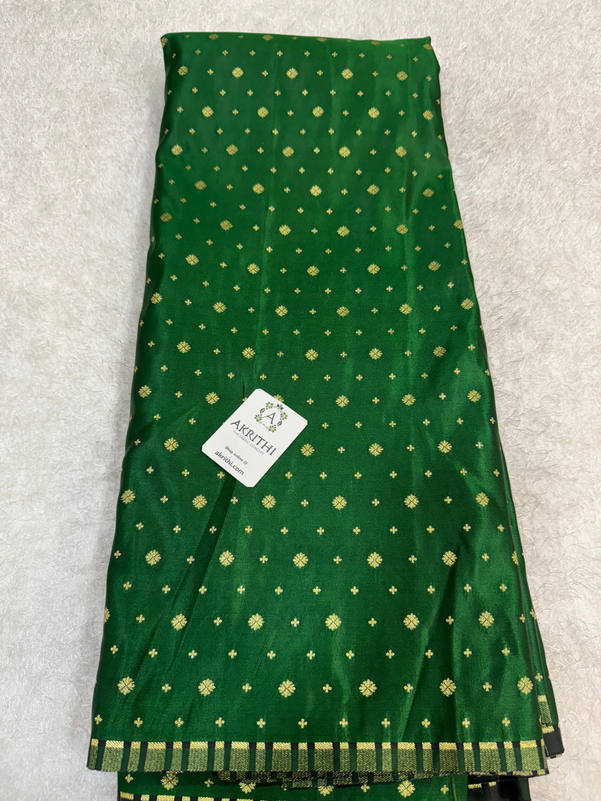 Pure Banarasi brocade butti fabric