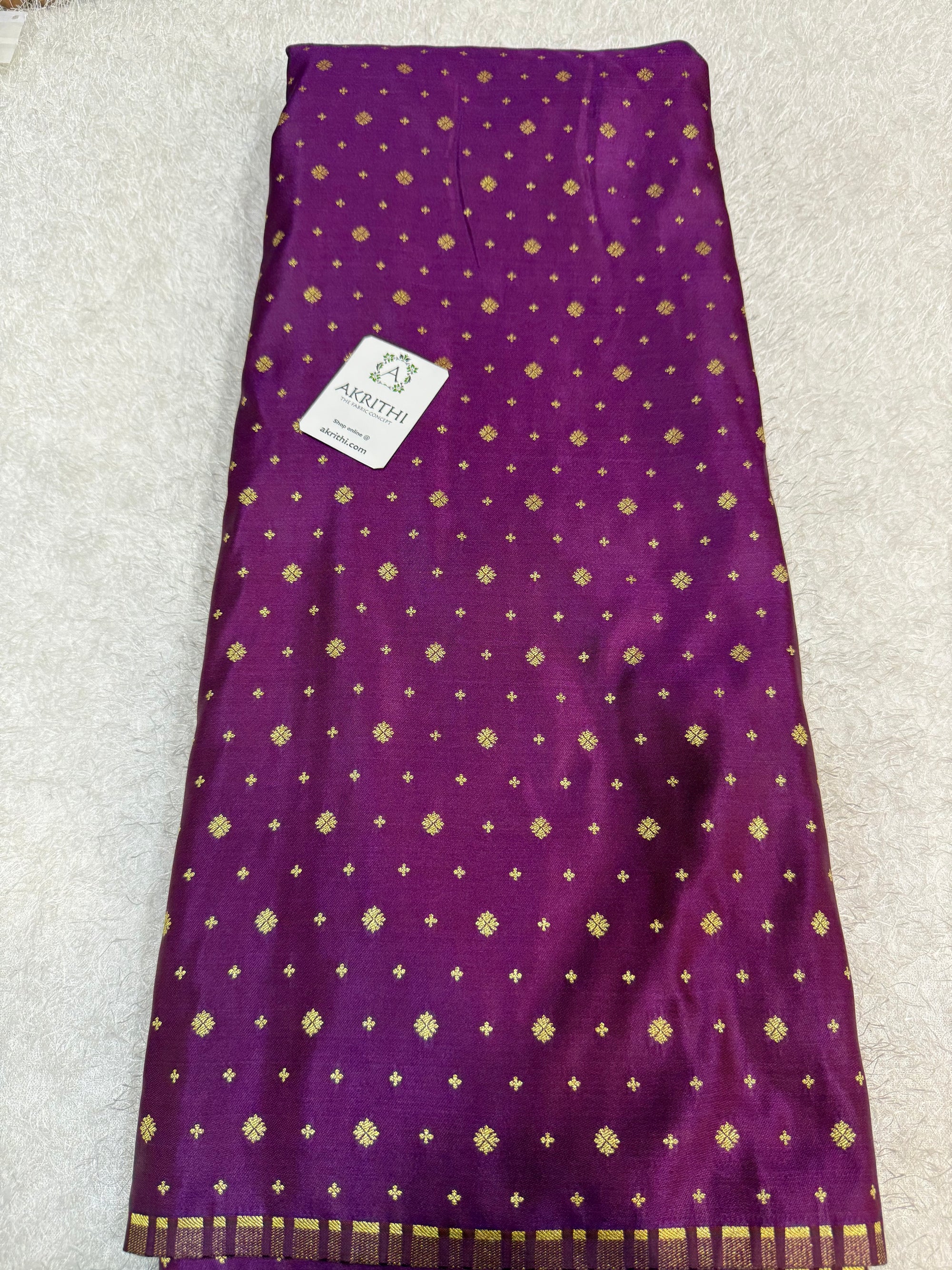 Pure Banarasi brocade butti fabric