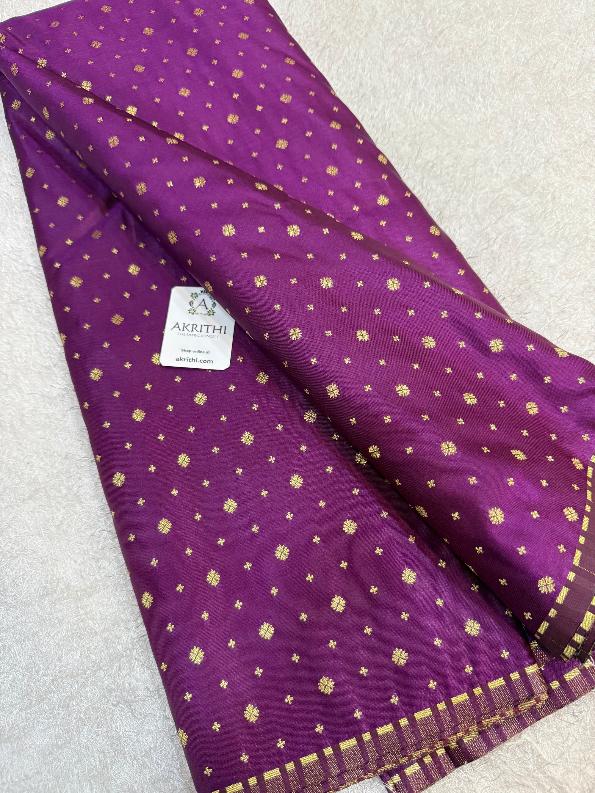 Pure Banarasi brocade butti fabric