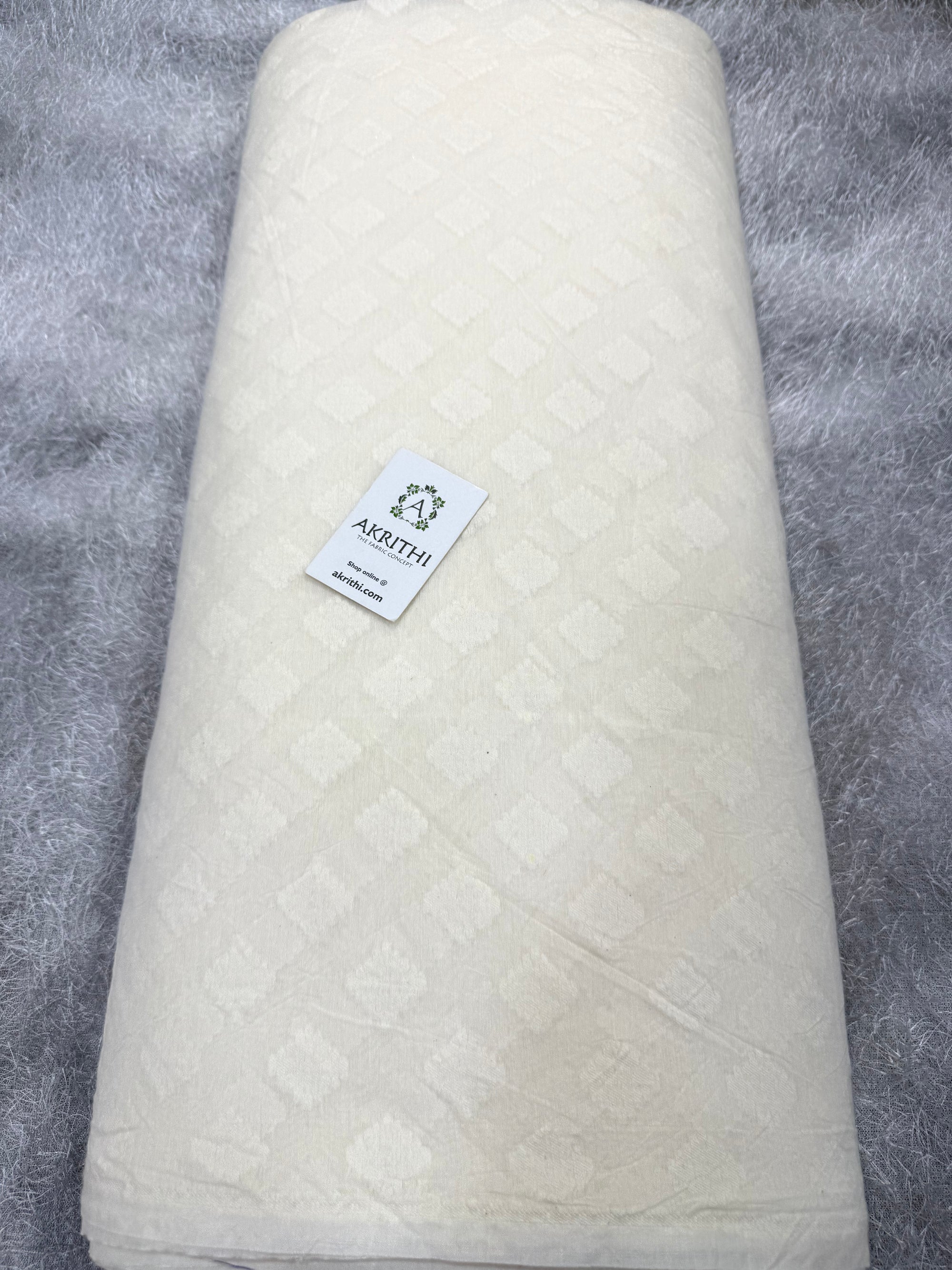 Dyeable banarasi Handloom chanderi cotton fabric