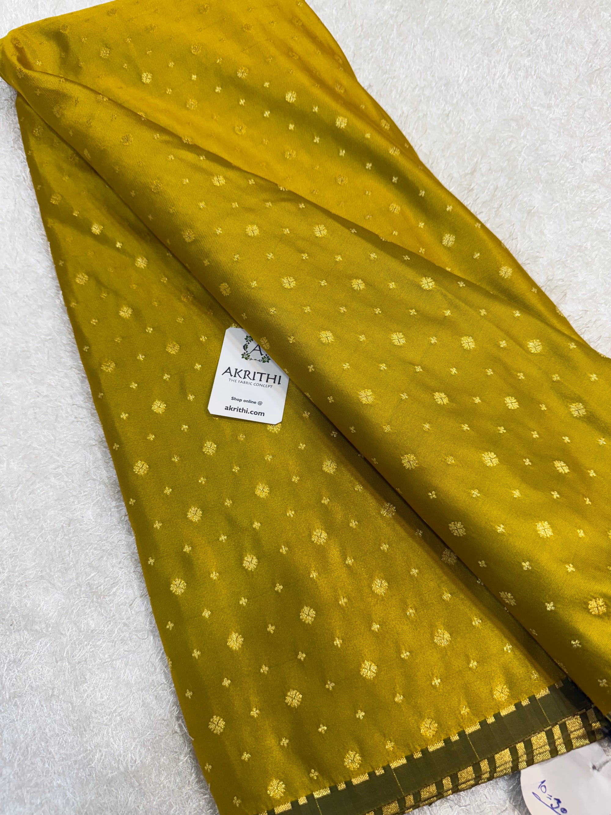 Pure Banarasi brocade butti fabric