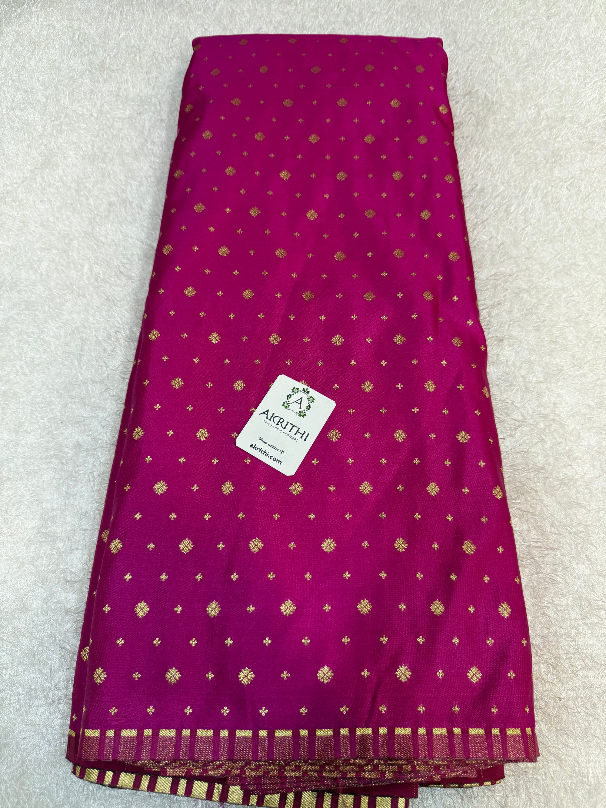 Pure Banarasi brocade butti fabric