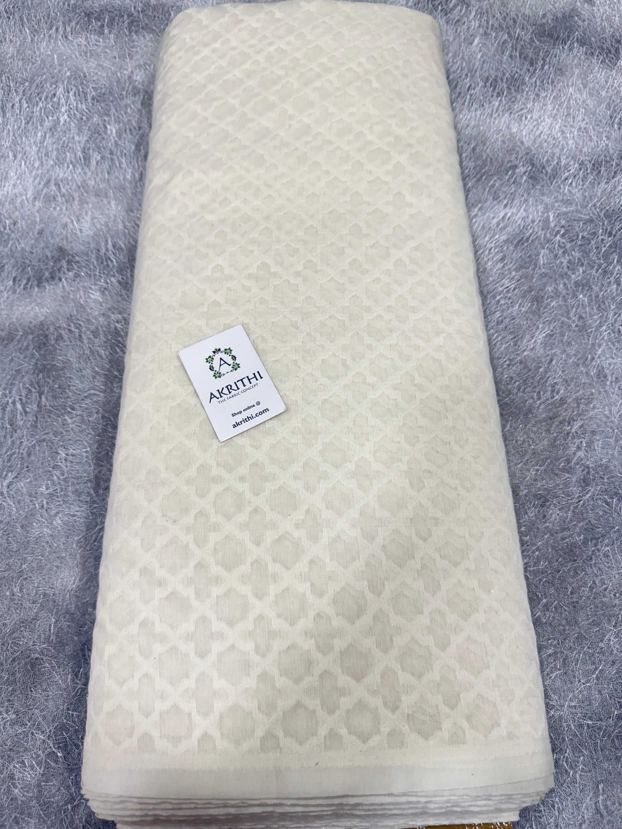 Dyeable banarasi Handloom chanderi cotton fabric