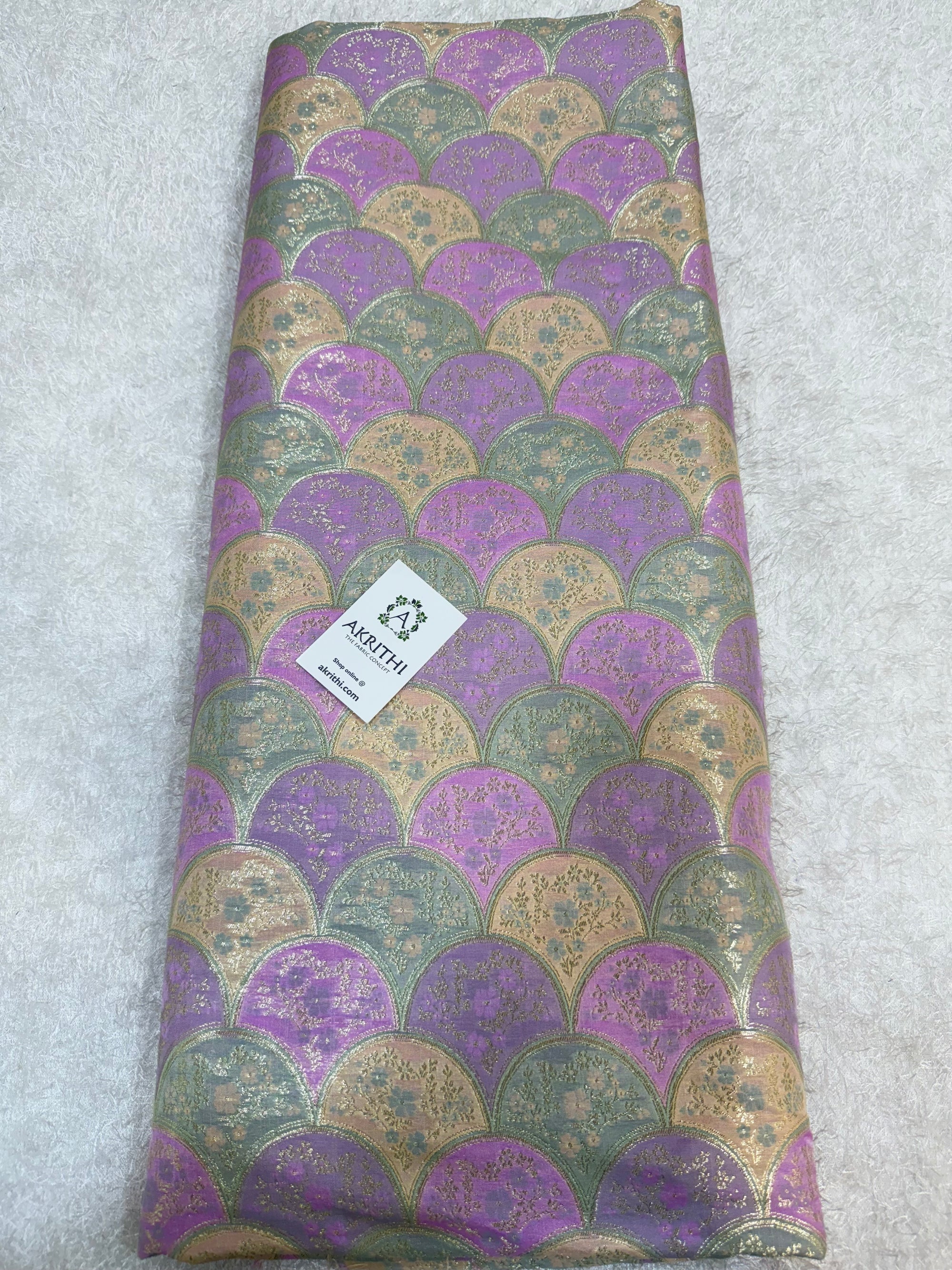 Pure Banarasi brocade fabric
