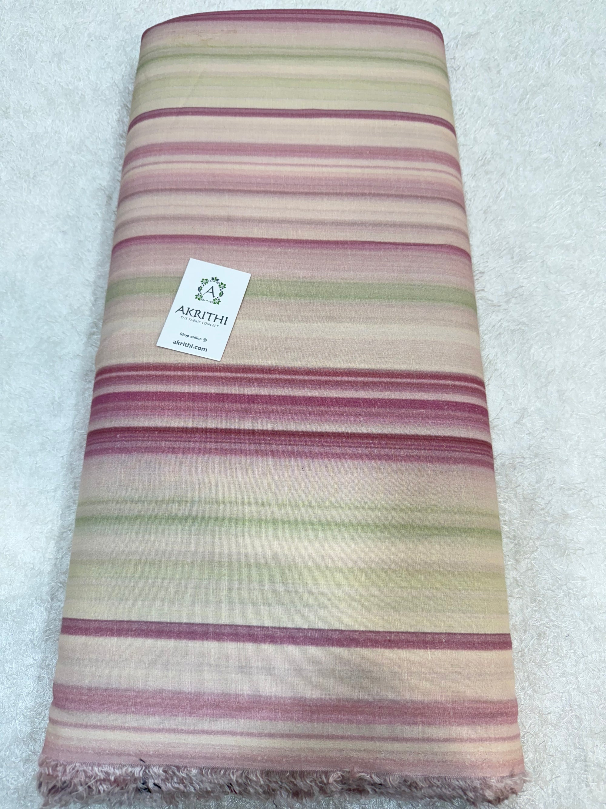 Digital Printed pure linen cotton fabric