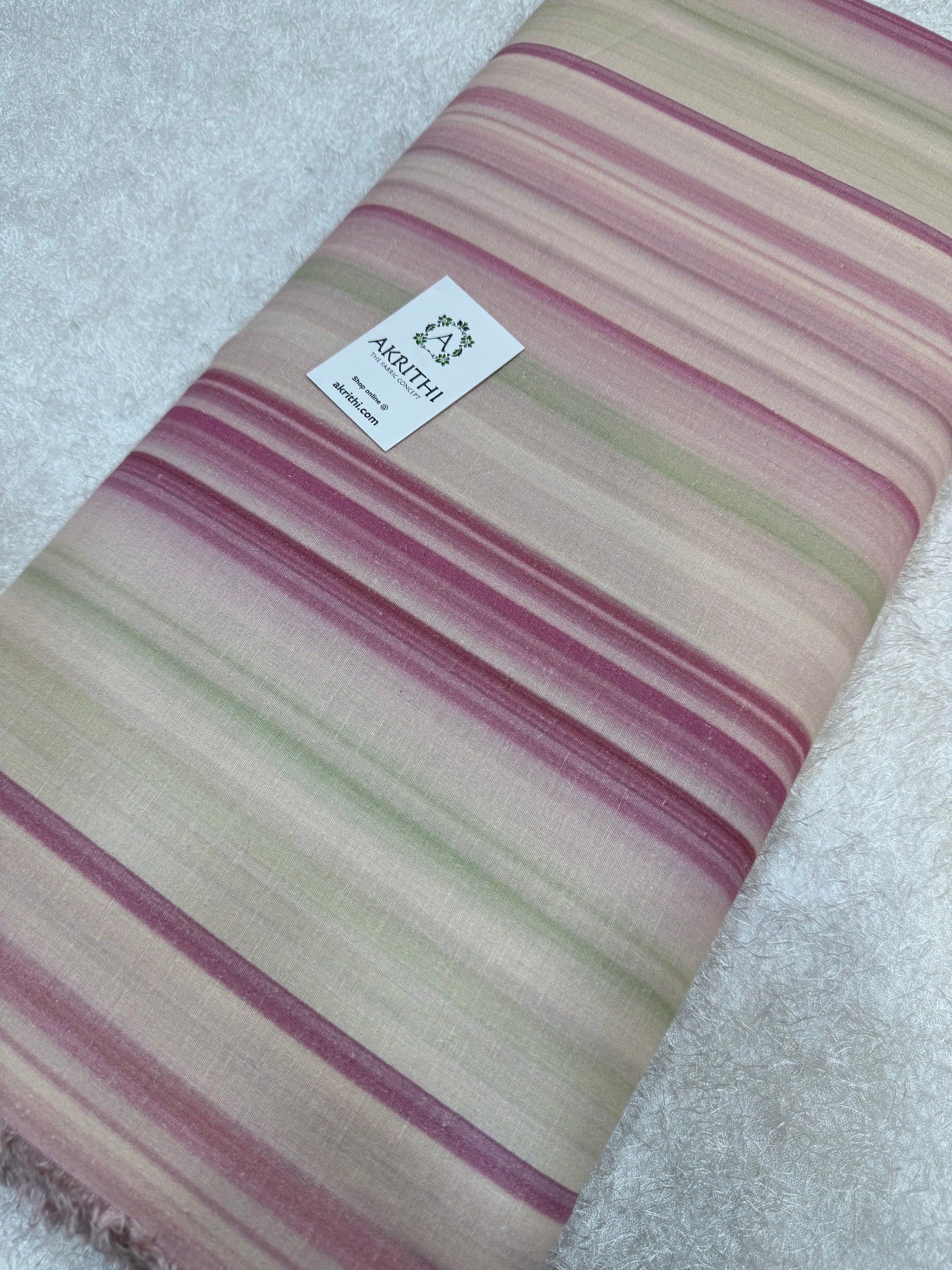 Digital Printed pure linen cotton fabric