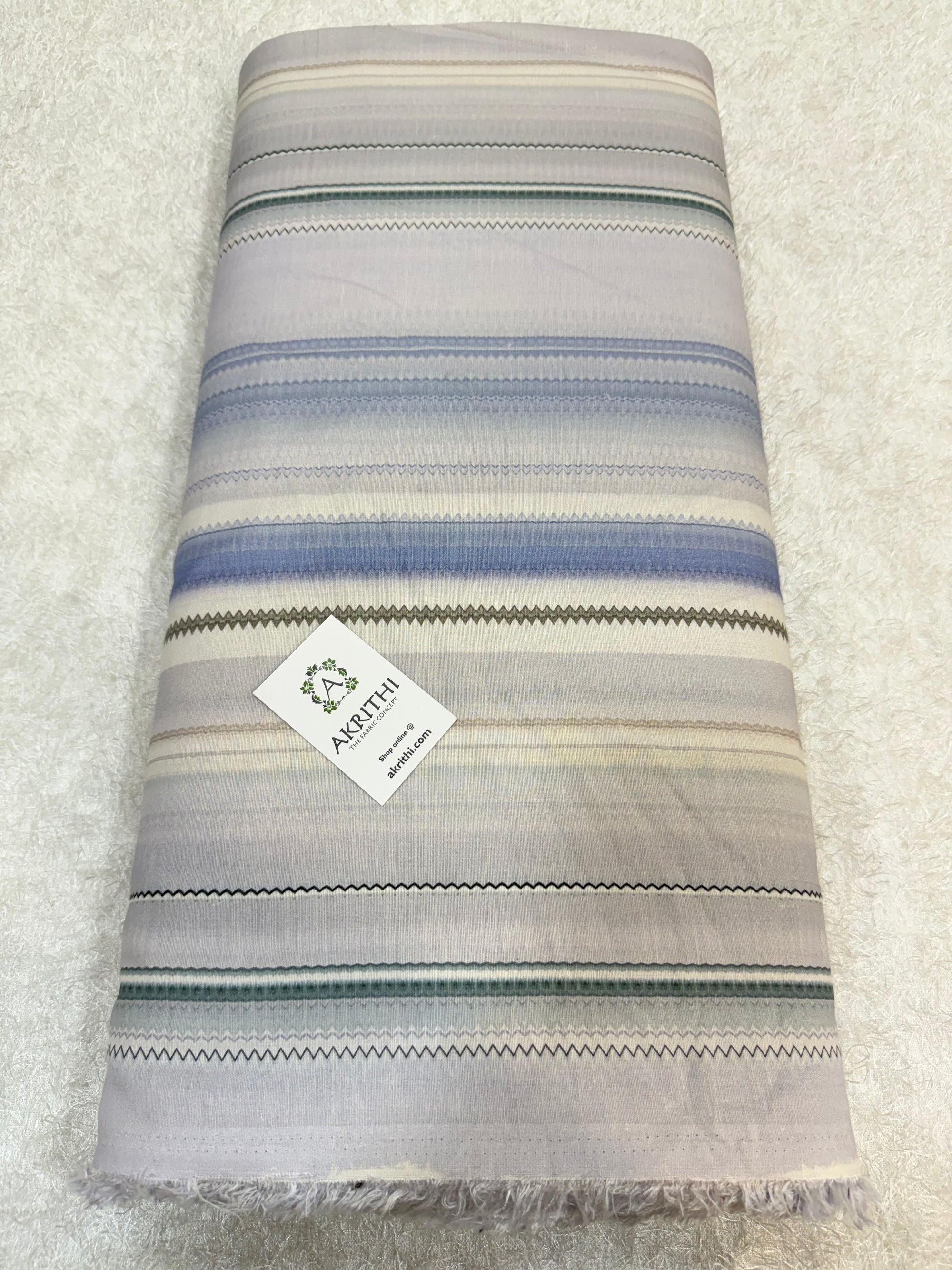 Digital Printed pure linen cotton fabric