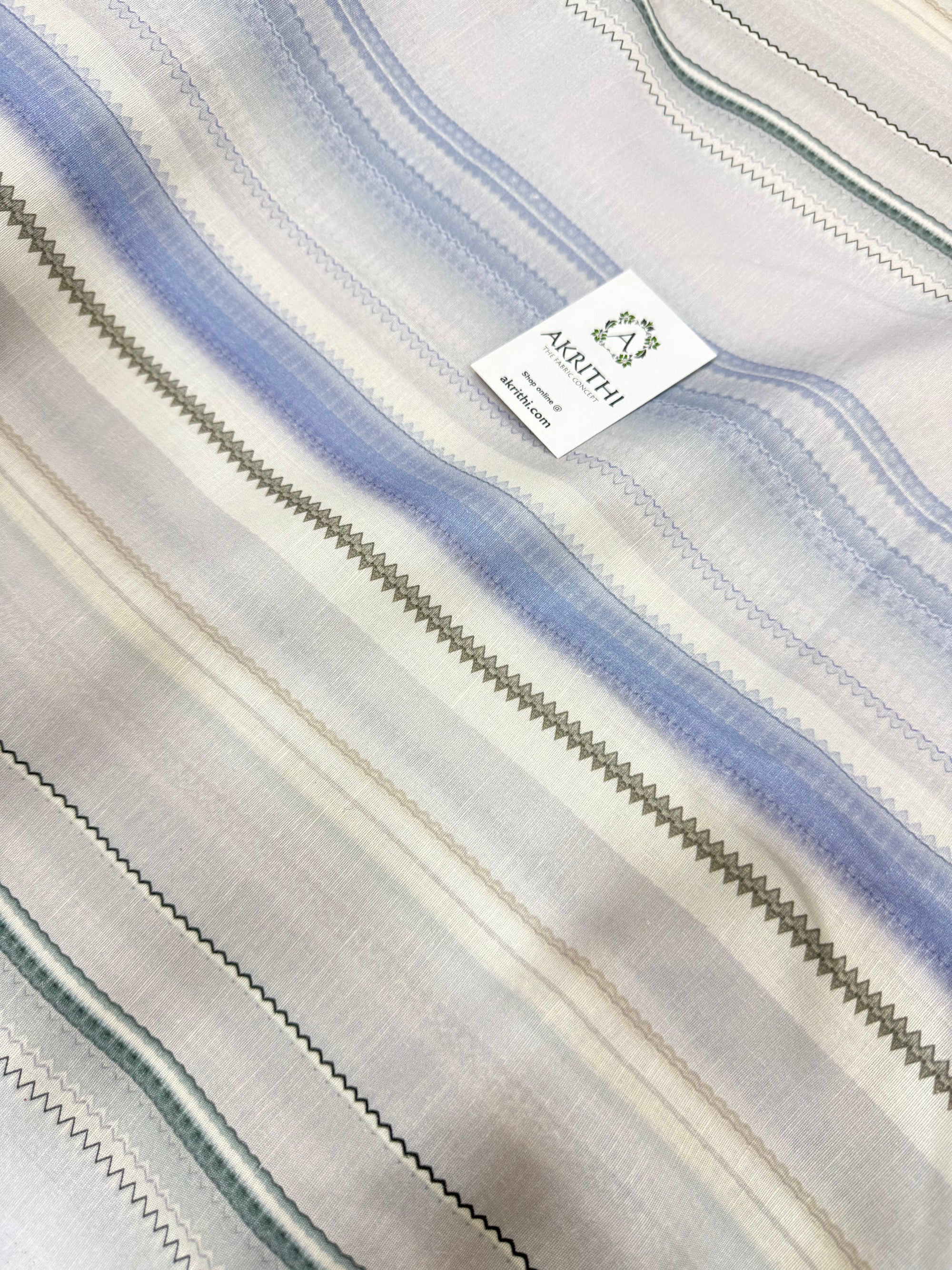 Digital Printed pure linen cotton fabric