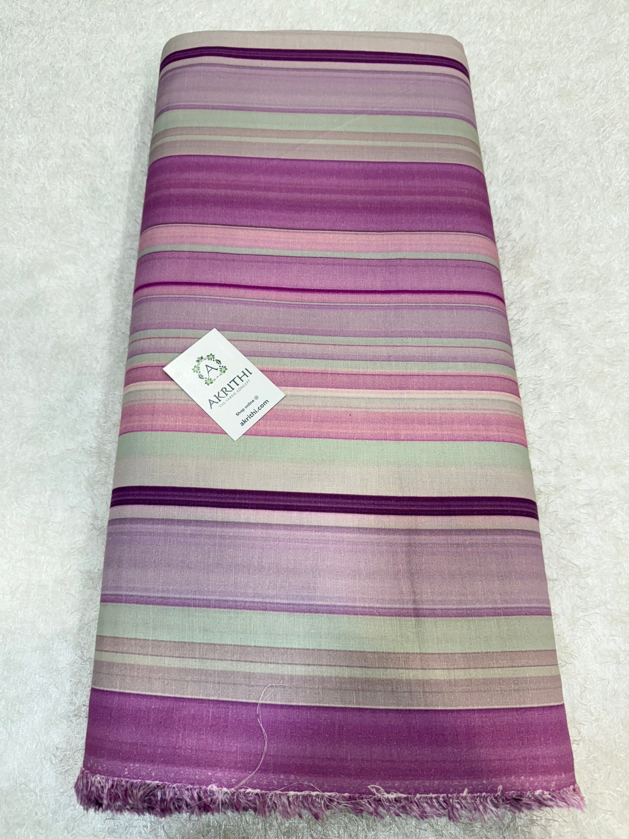 Digital Printed pure linen cotton fabric