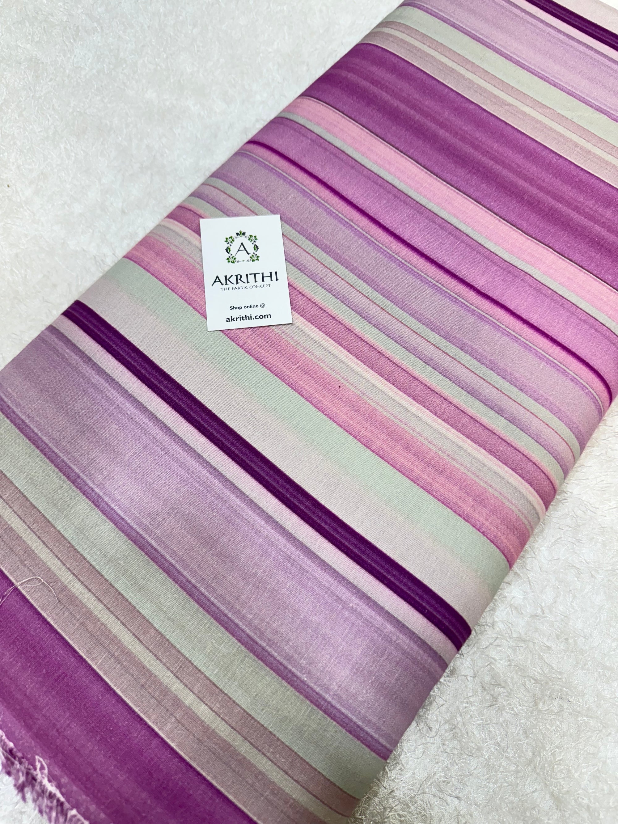 Digital Printed pure linen cotton fabric