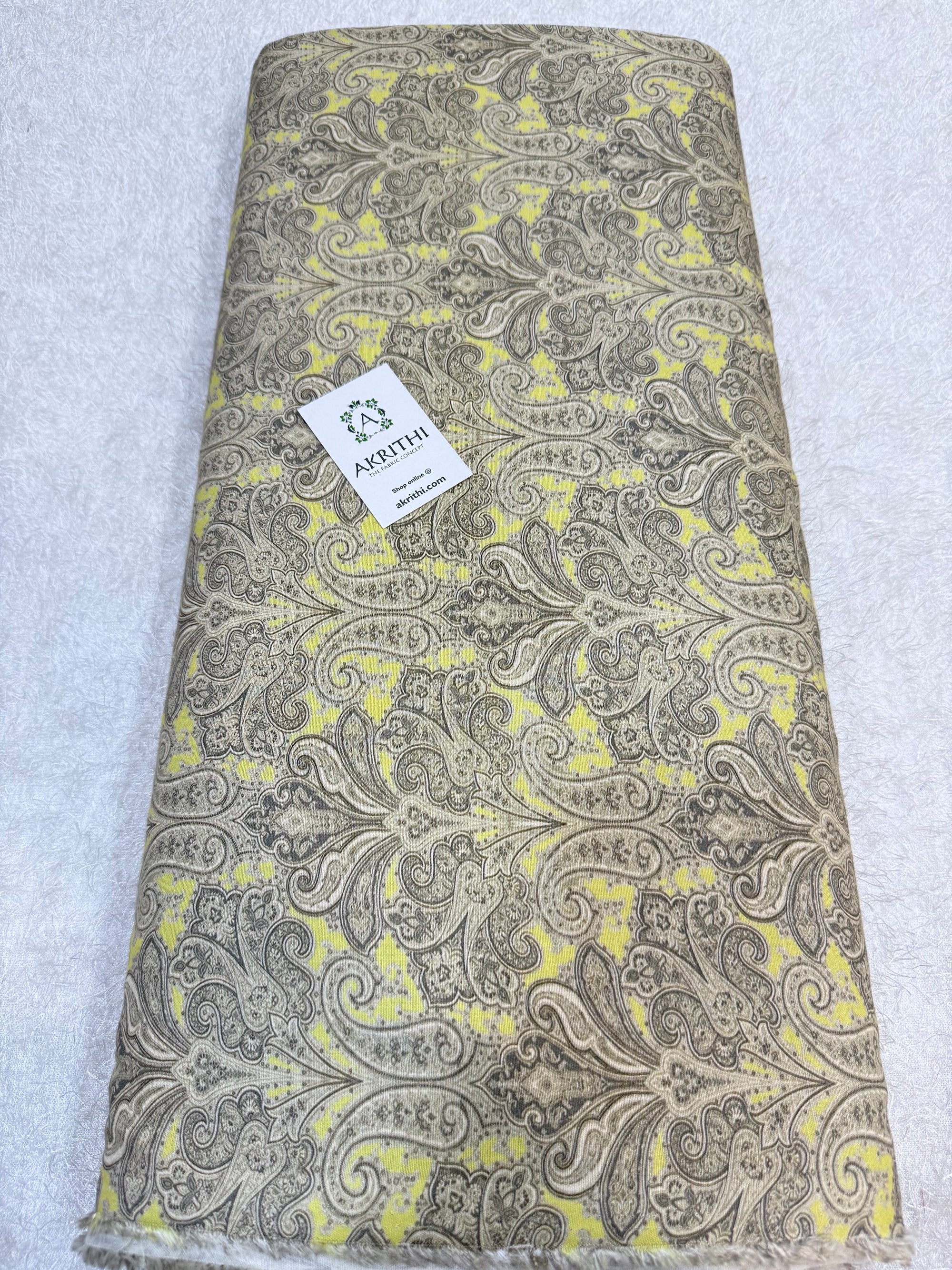 Digital Printed pure linen cotton fabric