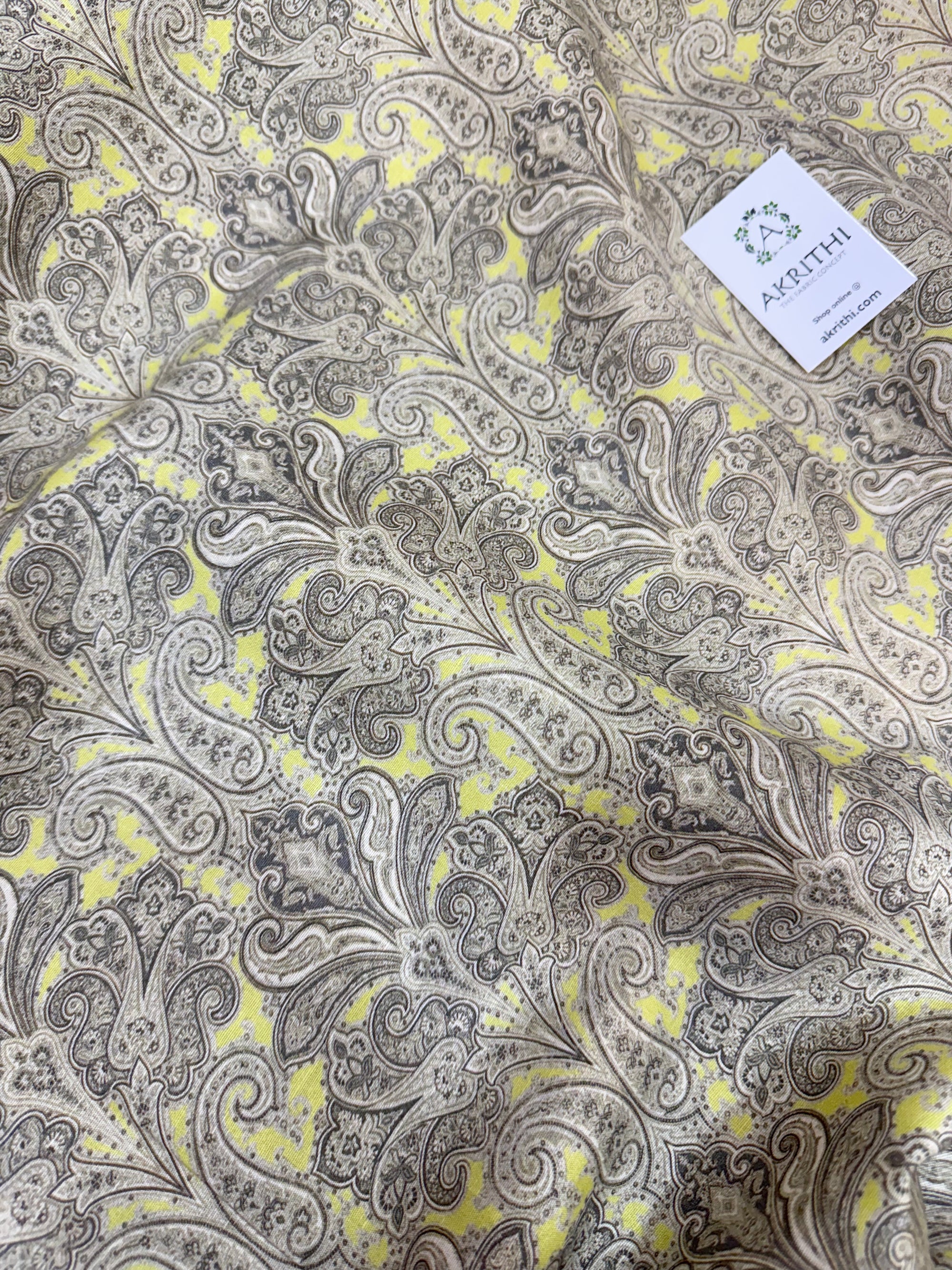 Digital Printed pure linen cotton fabric