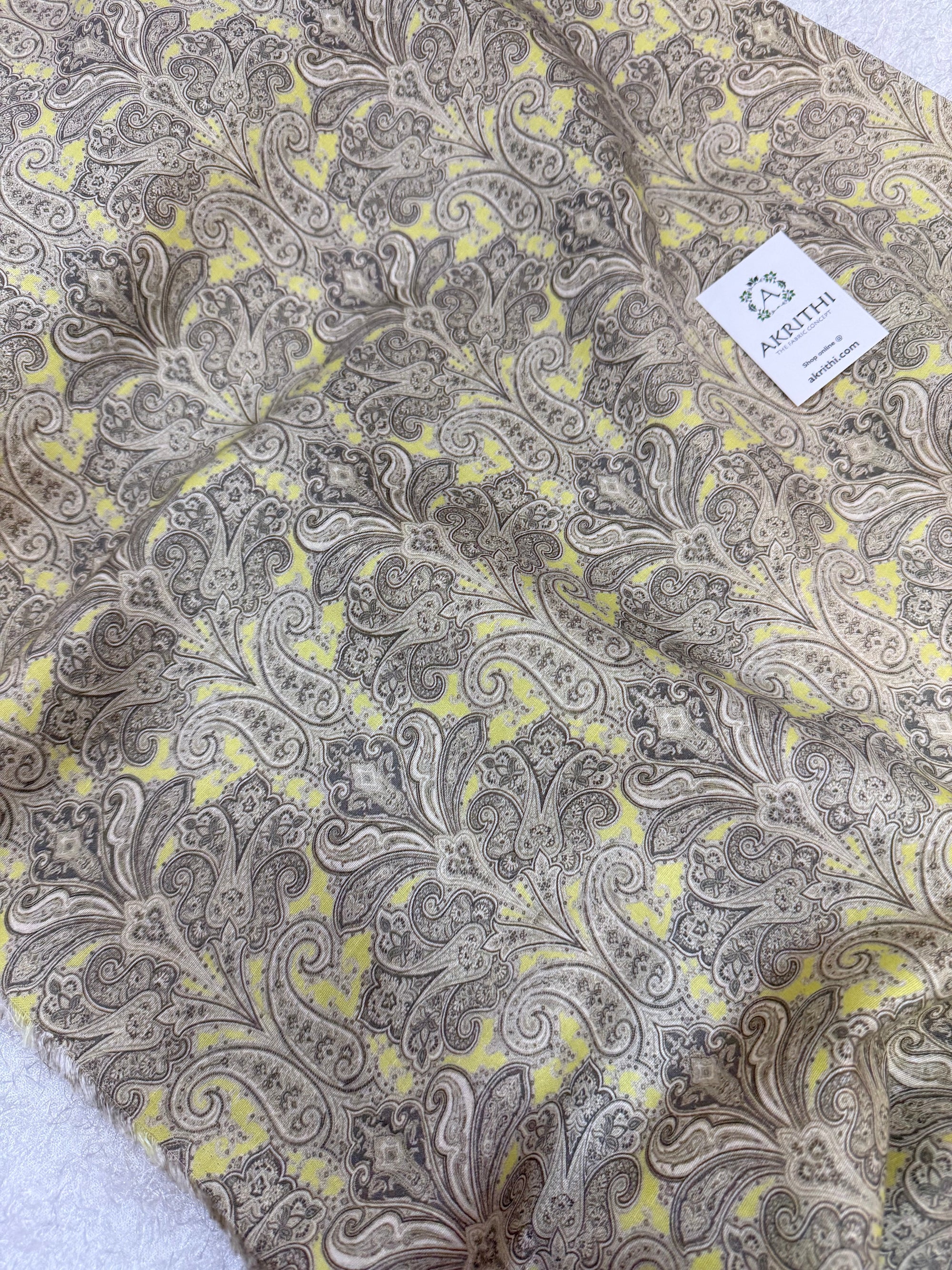 Digital Printed pure linen cotton fabric