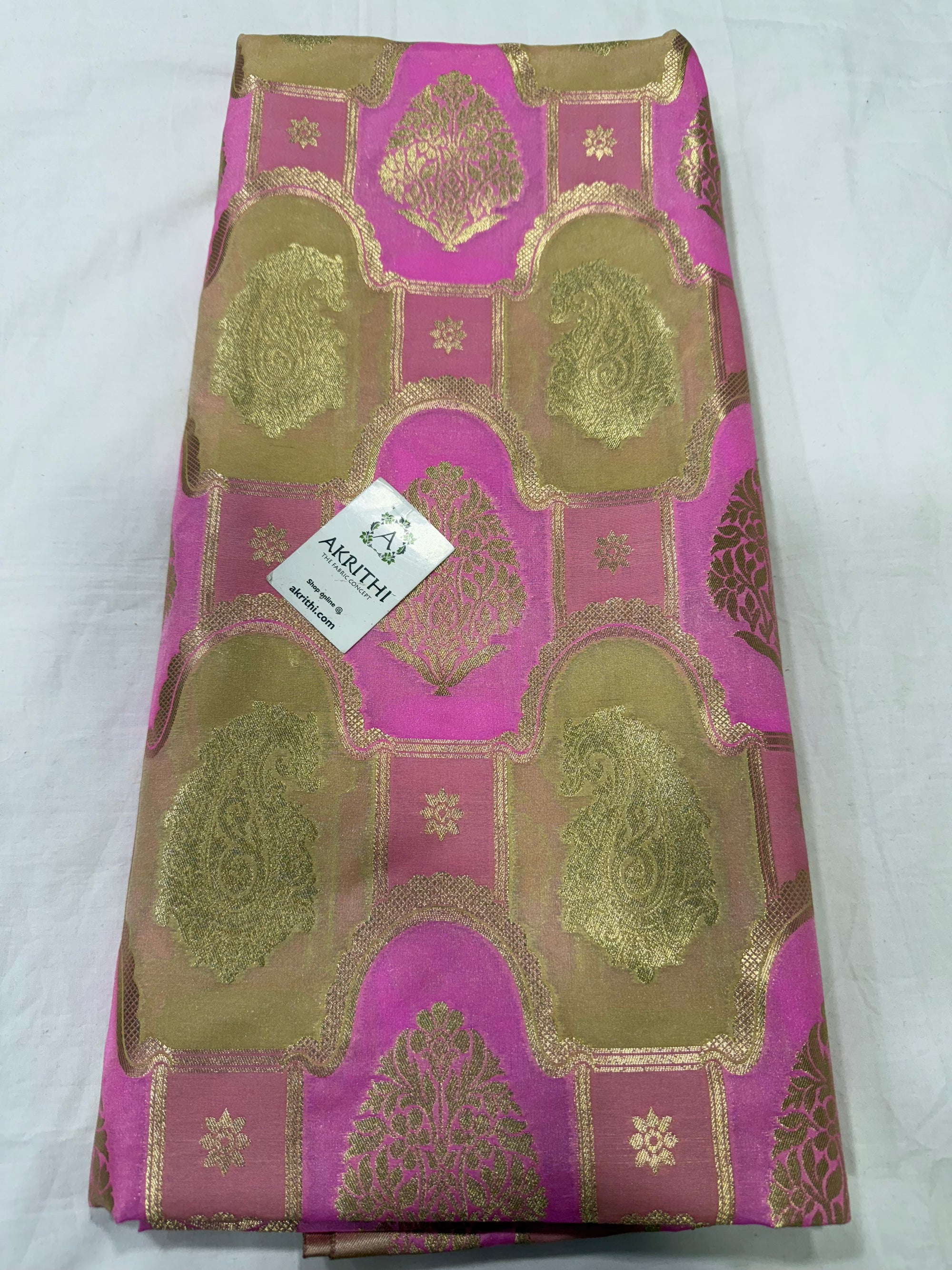 Pure Banarasi brocade fabric