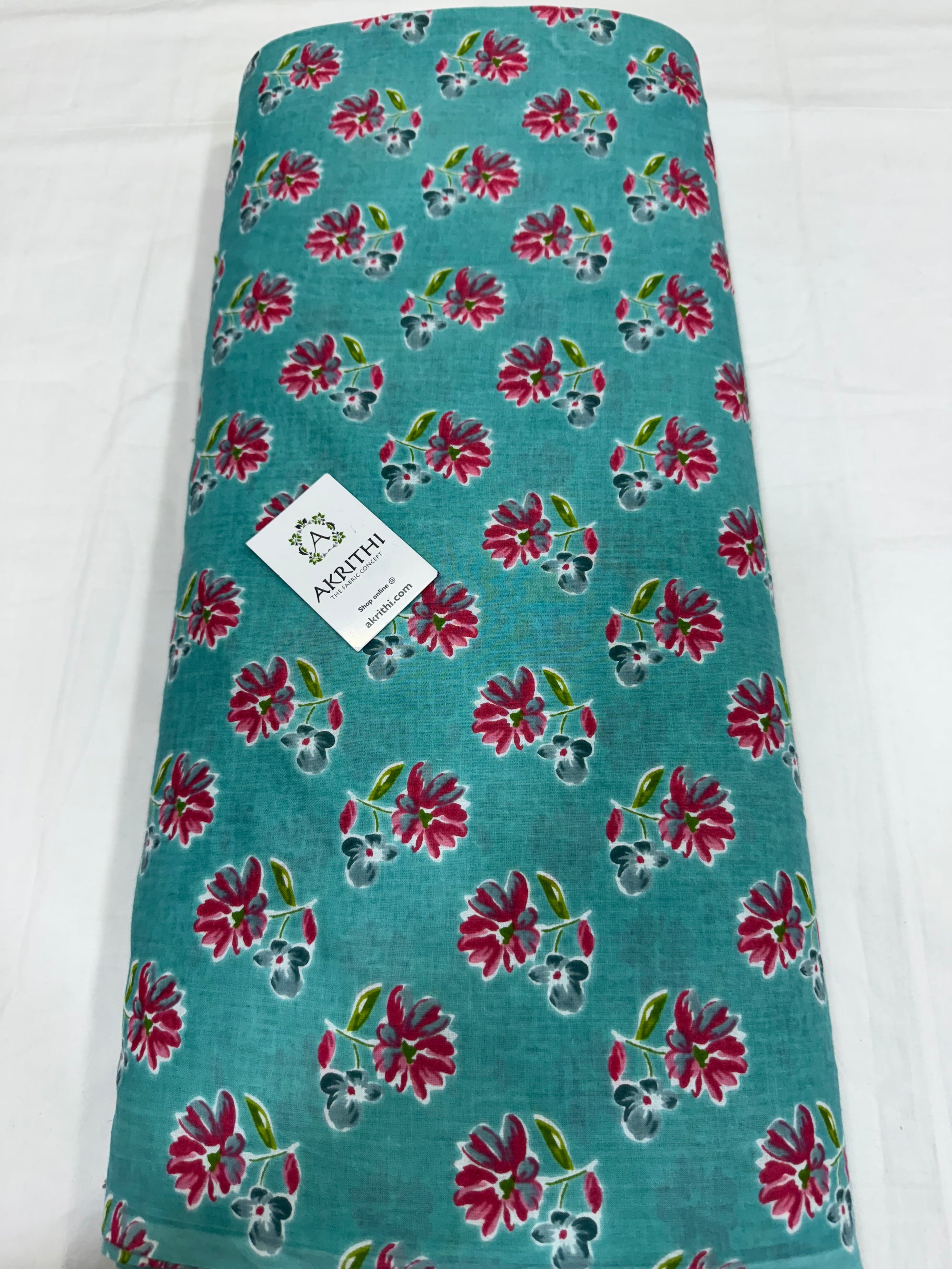 Printed pure cotton fabric