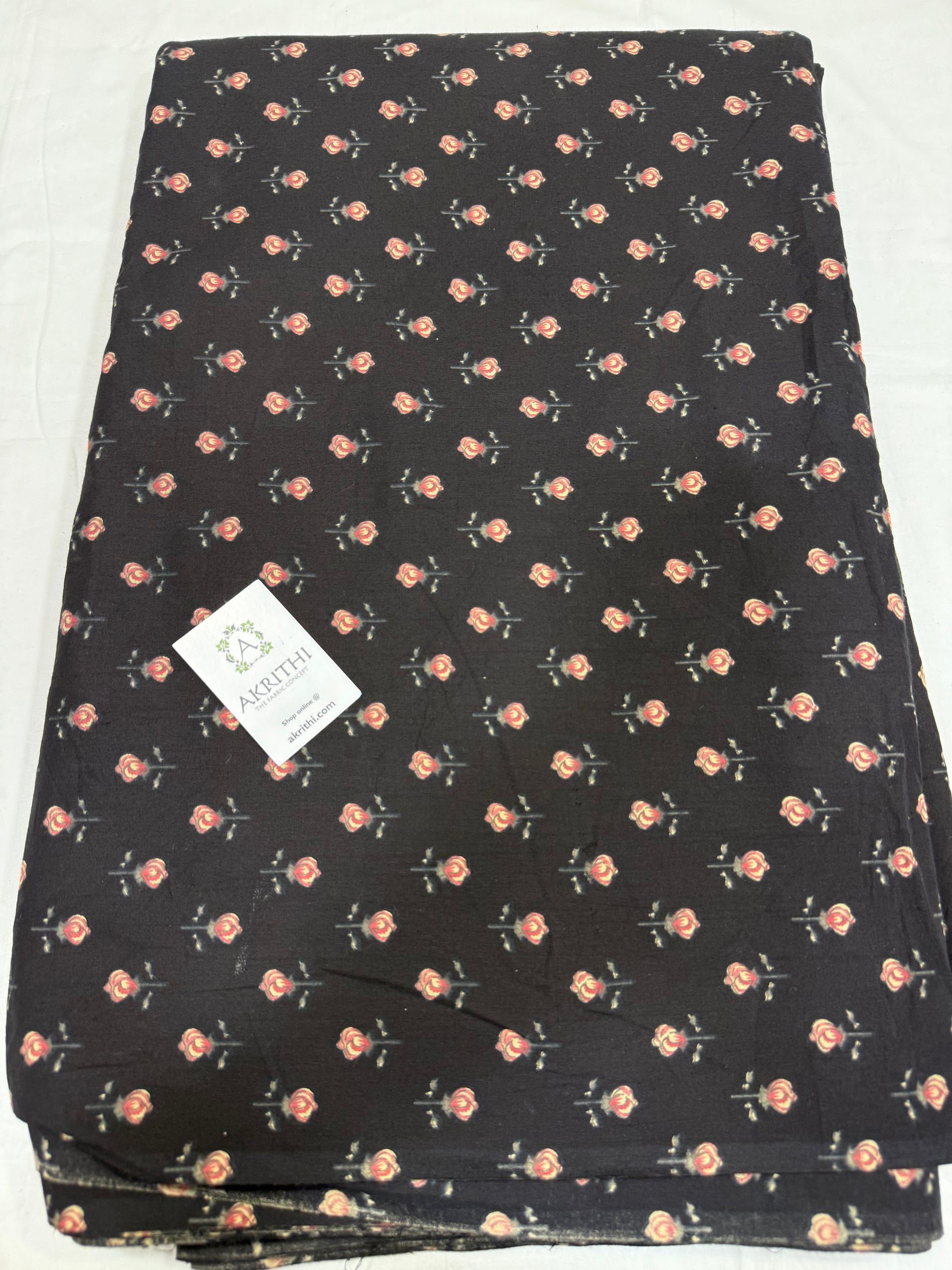 Printed pure cotton fabric