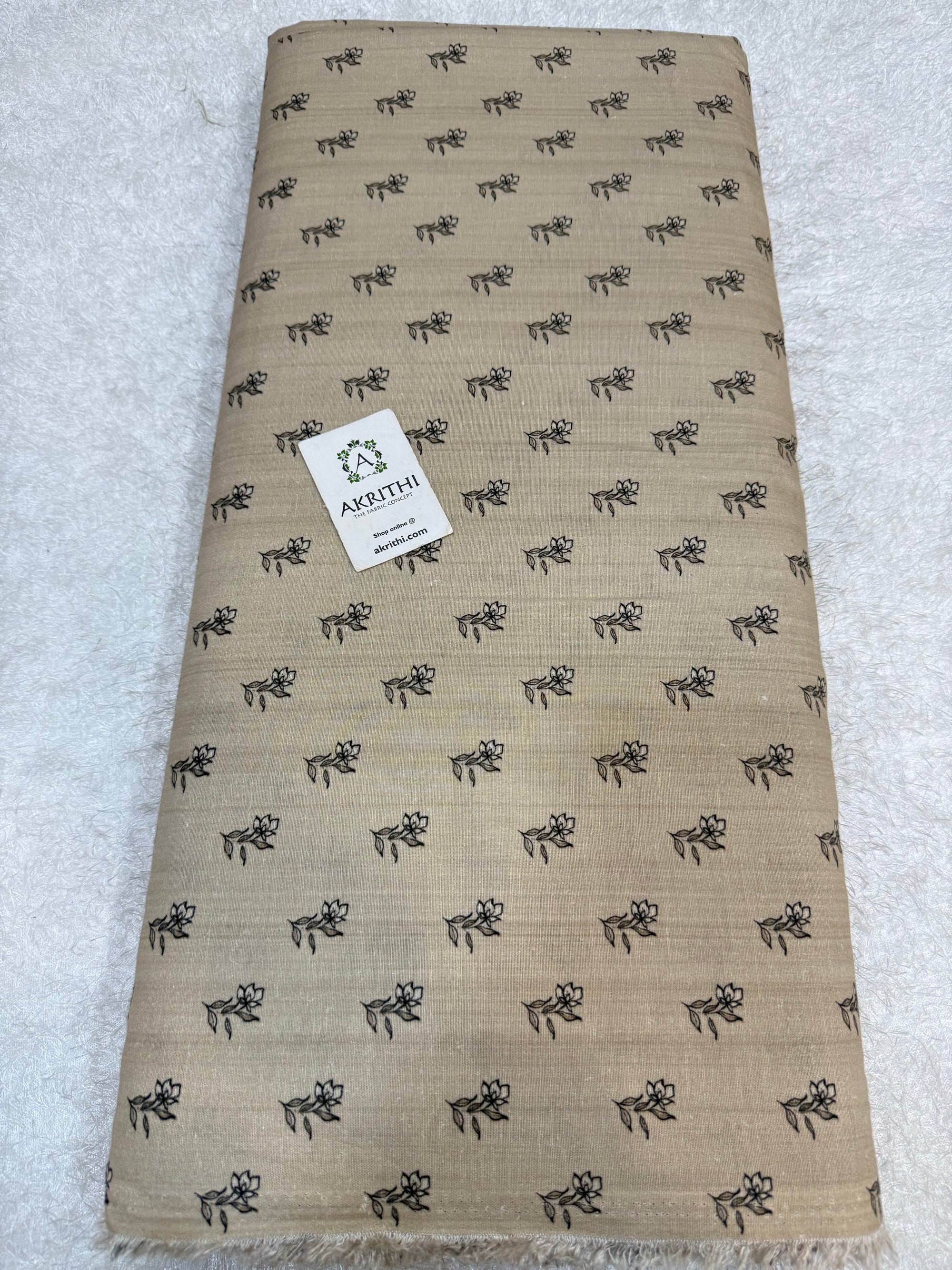 Digital Printed pure linen cotton fabric