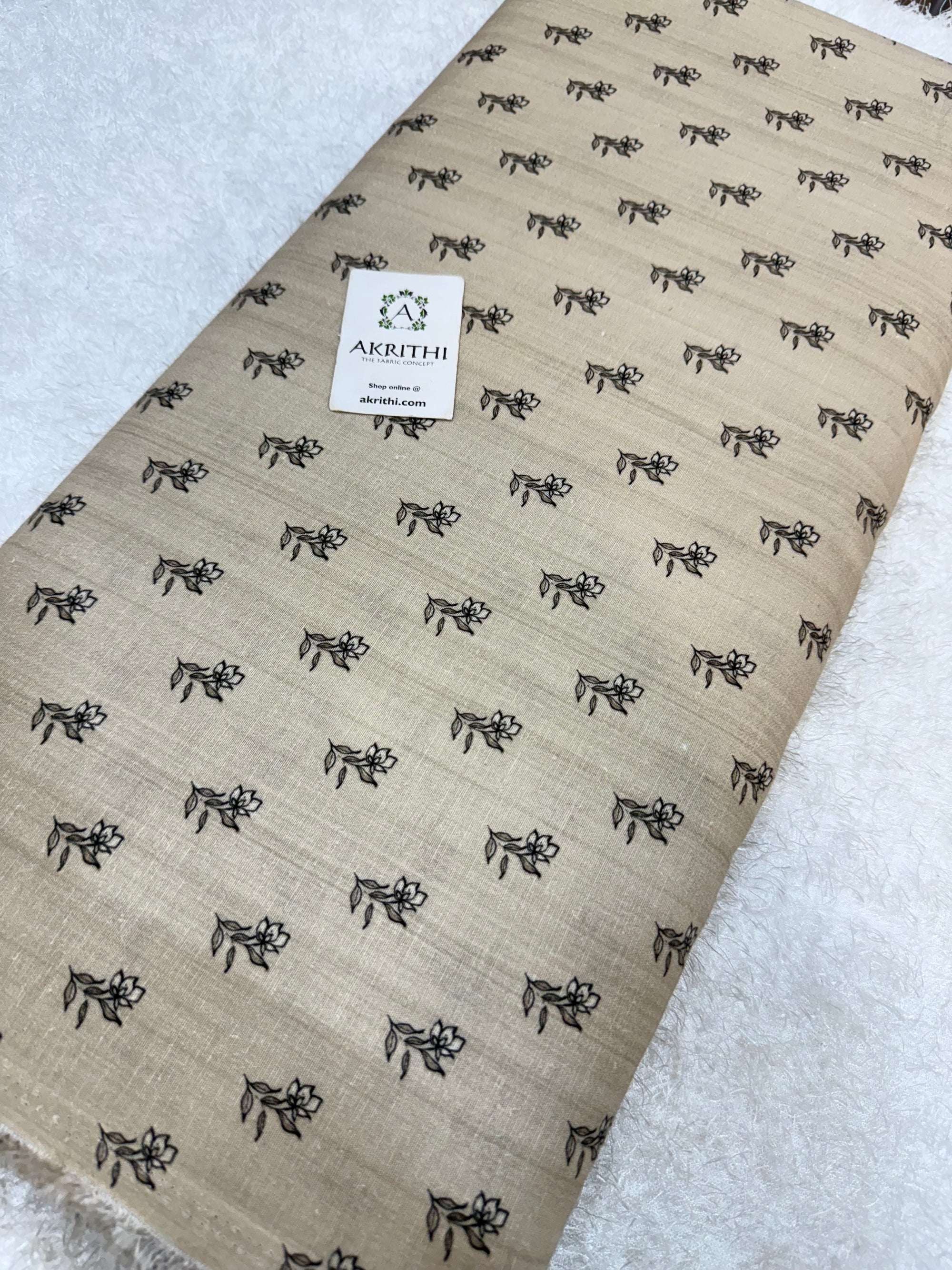 Digital Printed pure linen cotton fabric