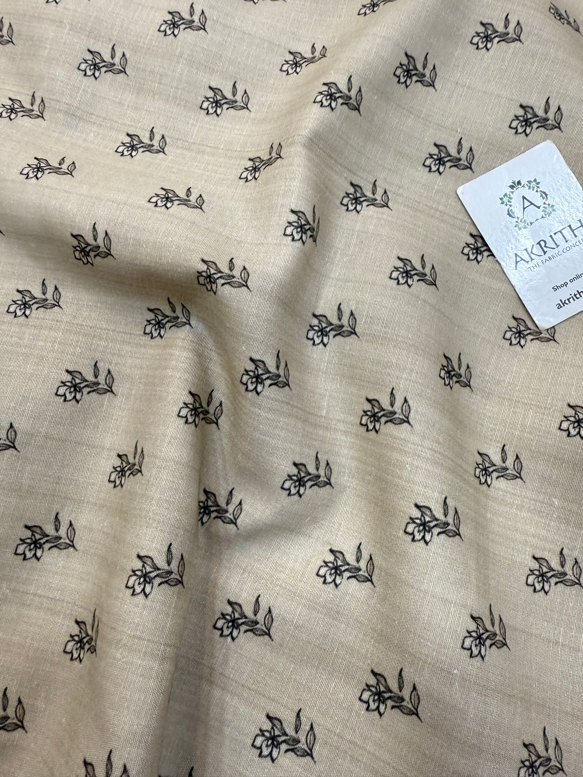 Digital Printed pure linen cotton fabric