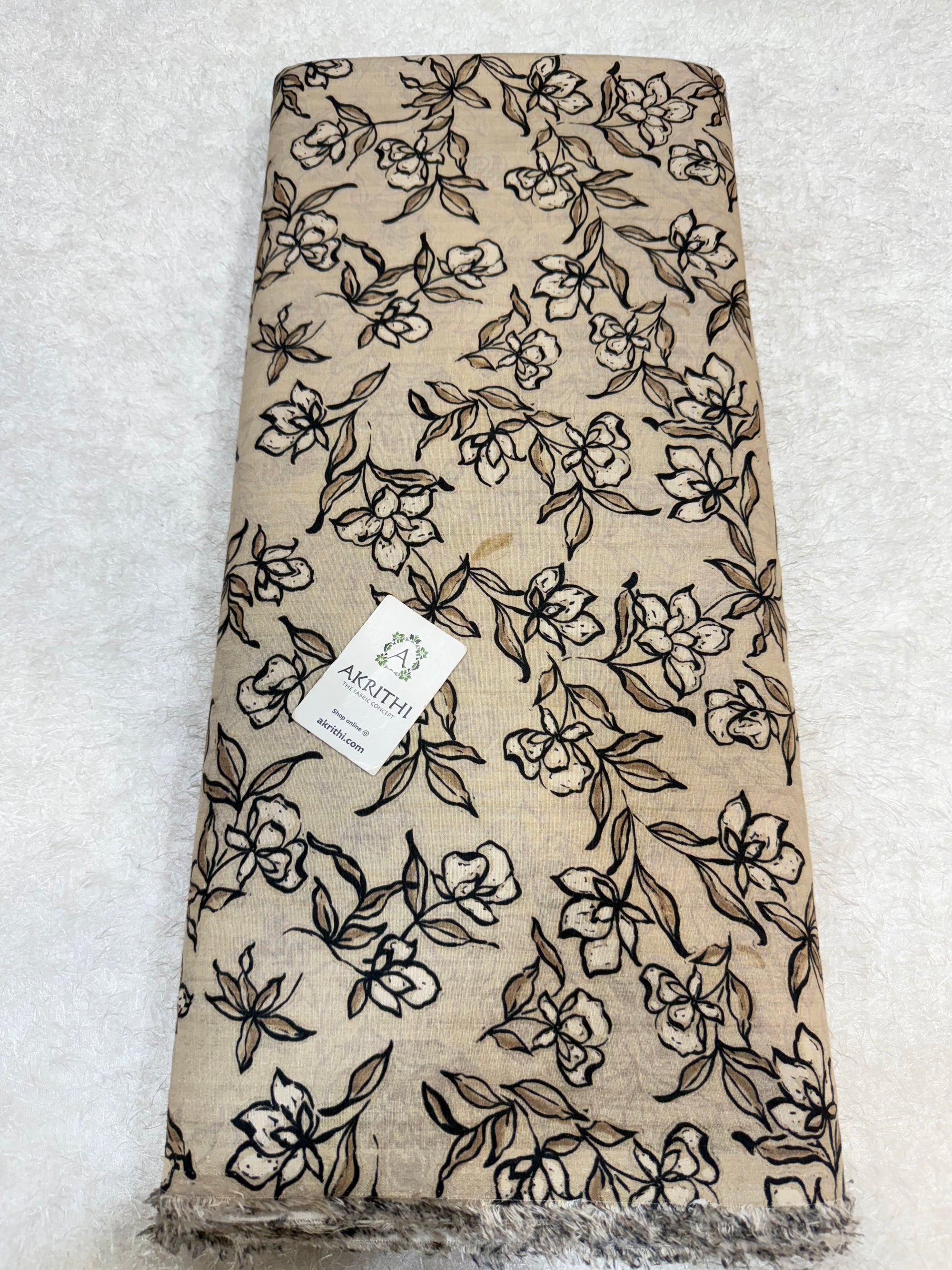 Digital Printed pure linen cotton fabric
