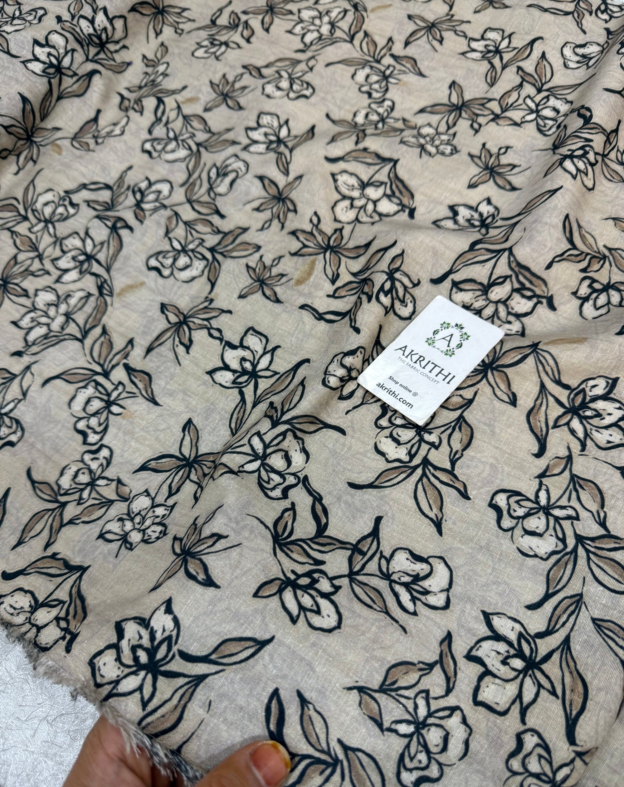 Digital Printed pure linen cotton fabric