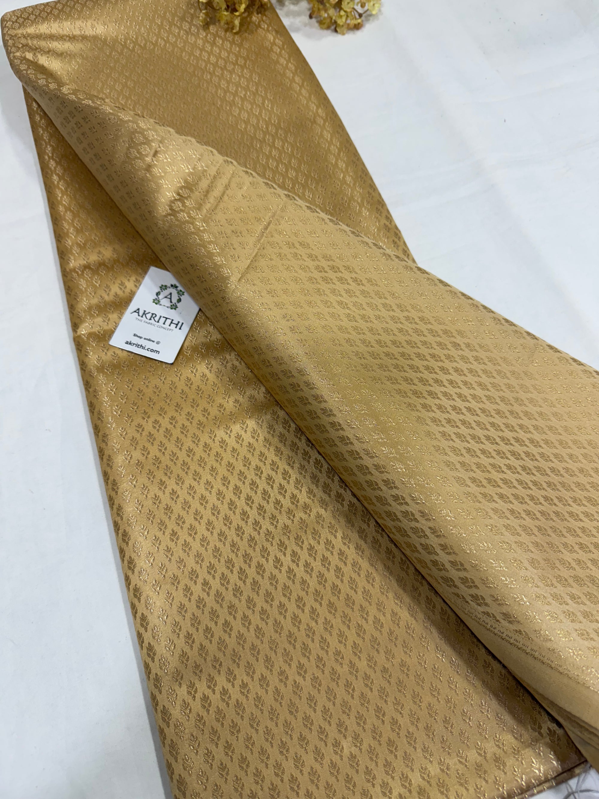 Pure Banarasi brocade fabric