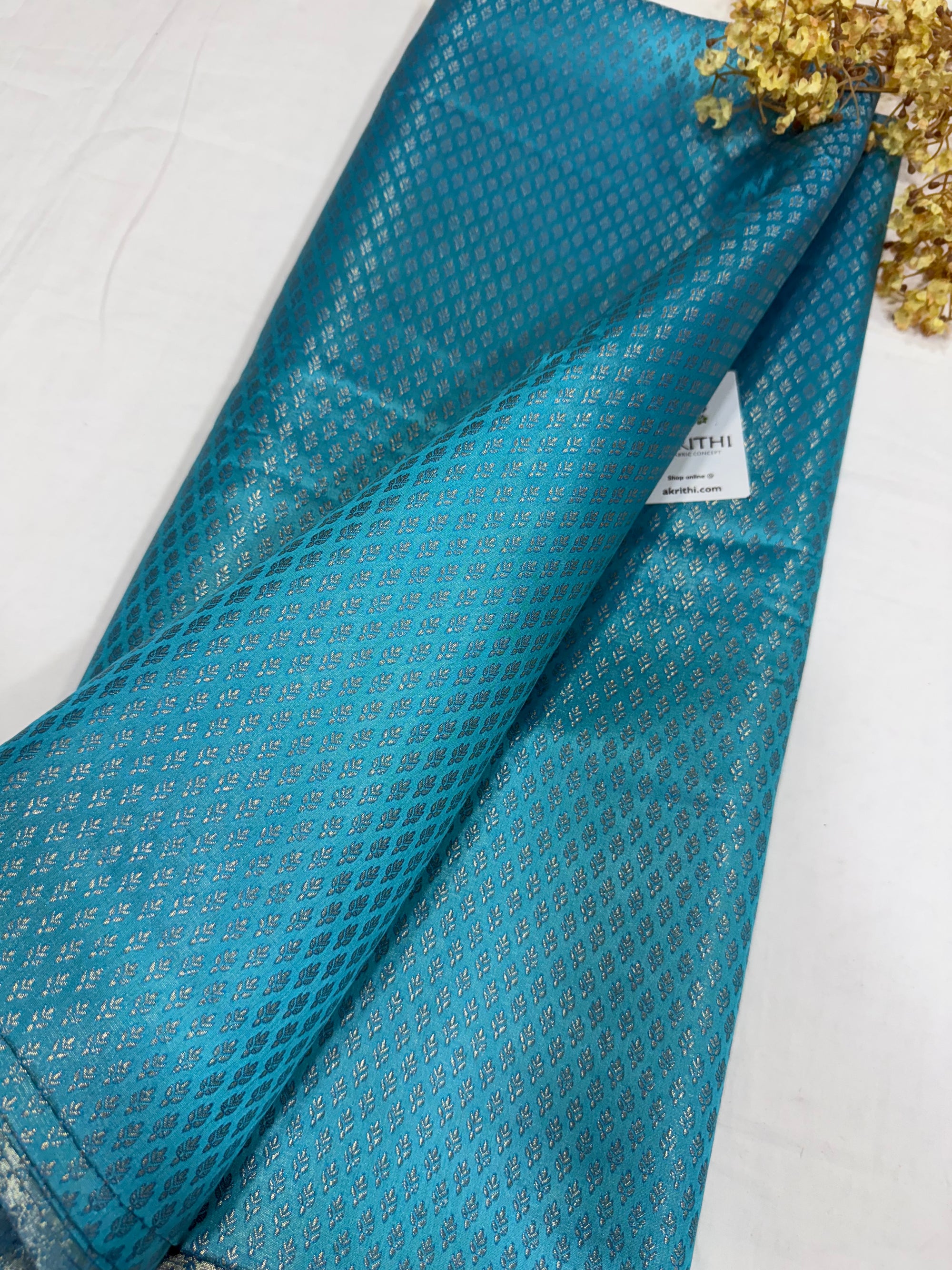 Pure Banarasi brocade fabric