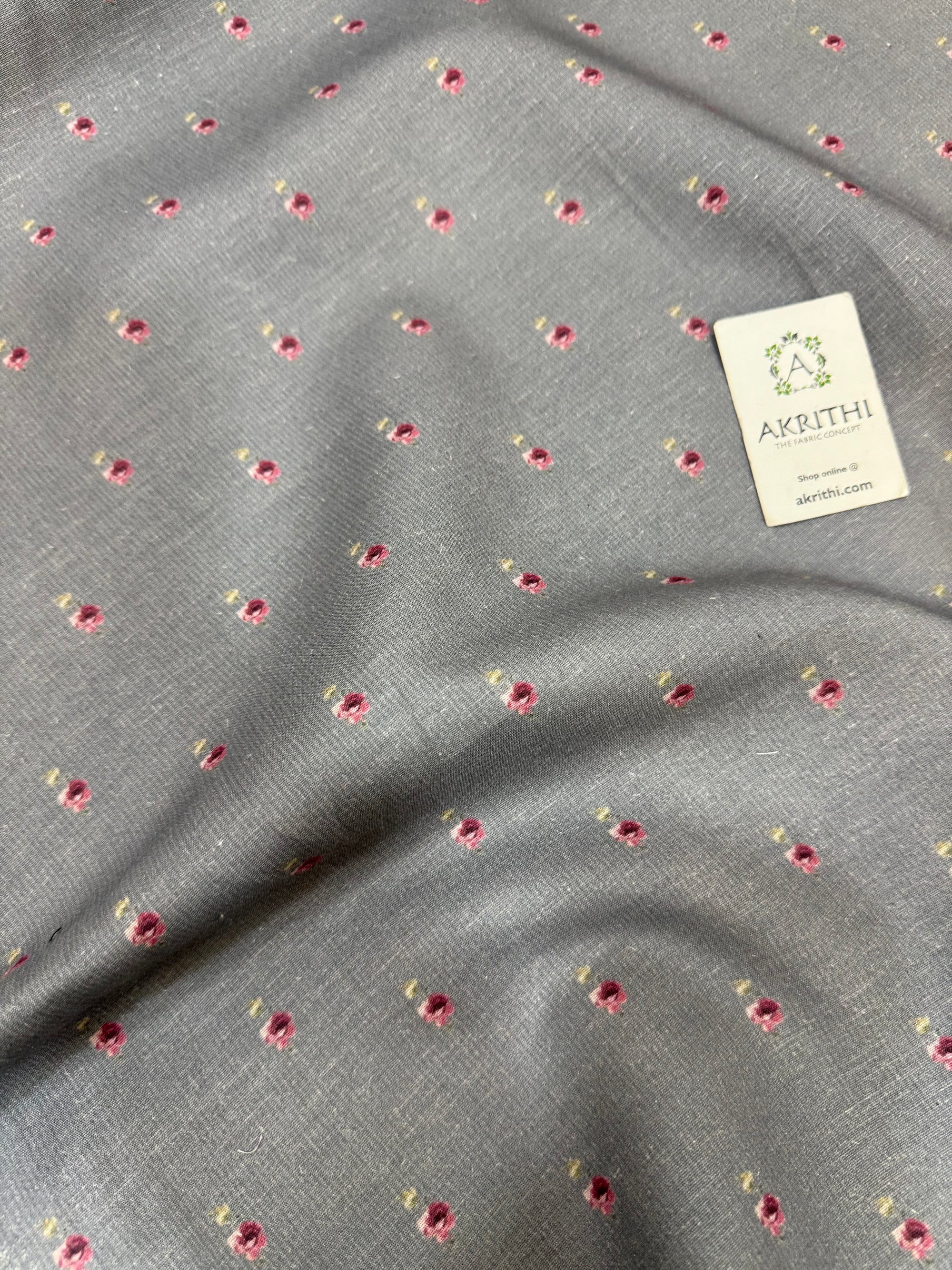 Digital Printed pure linen cotton fabric