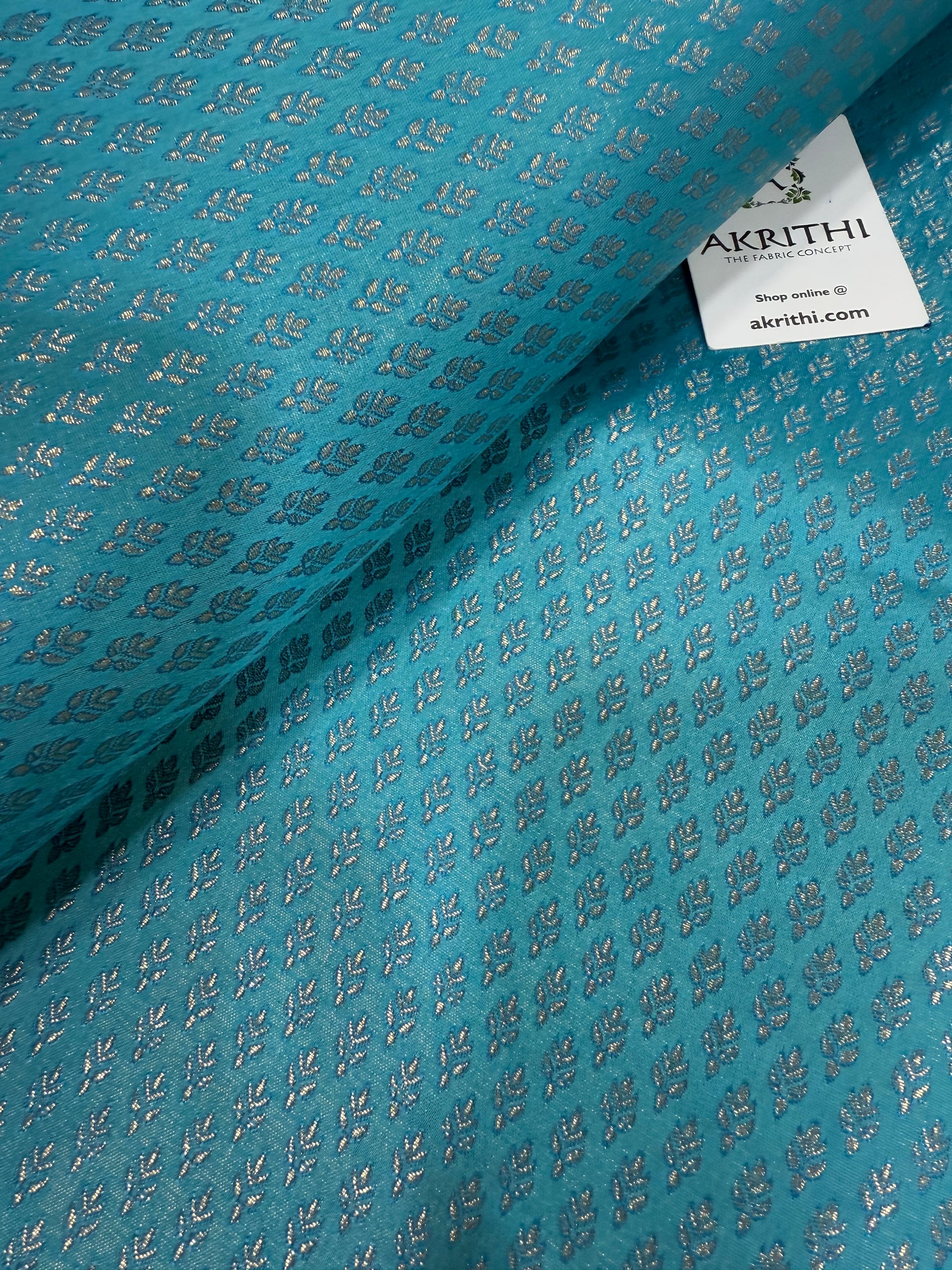 Pure Banarasi brocade fabric