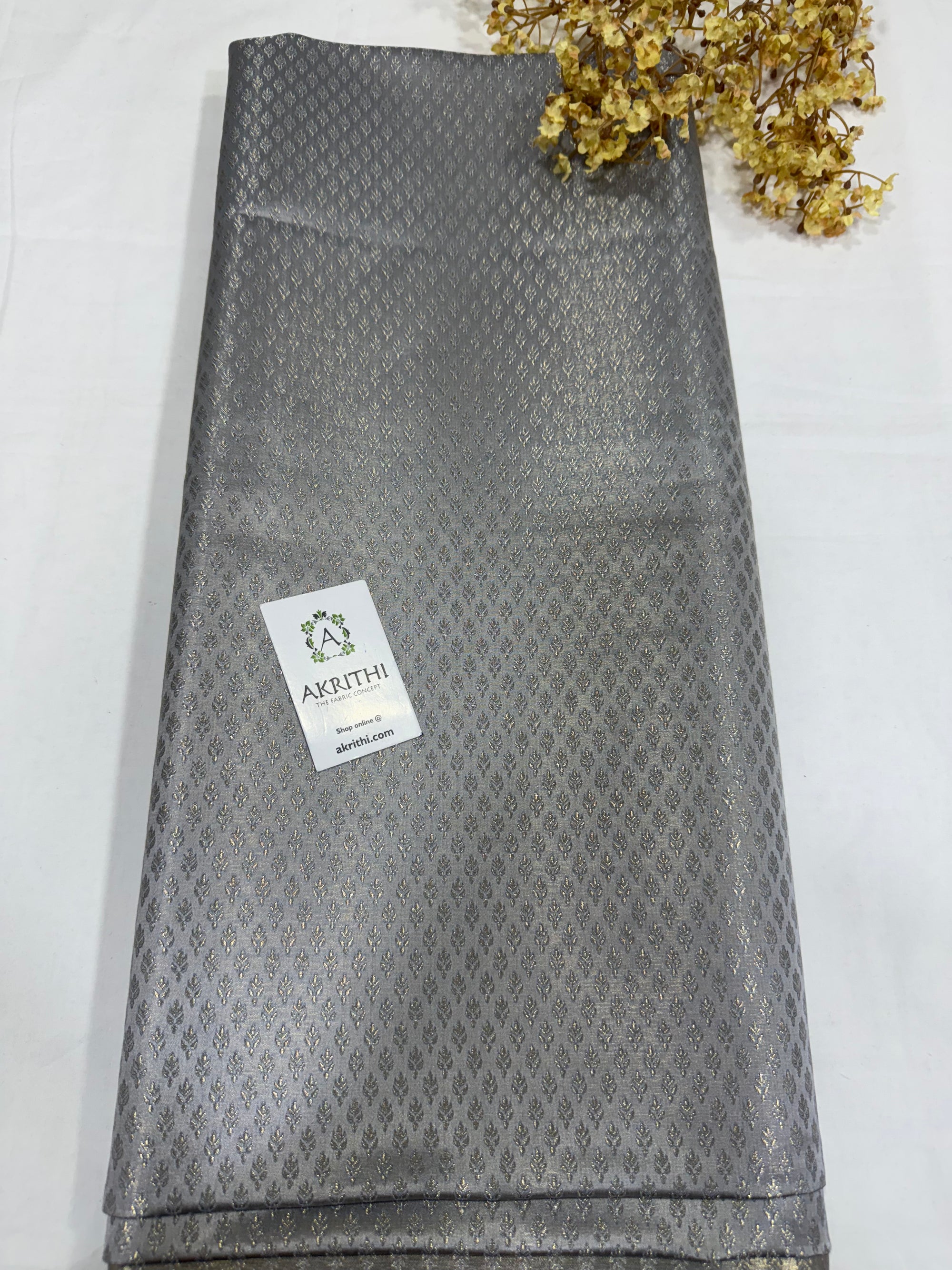Pure Banarasi brocade fabric