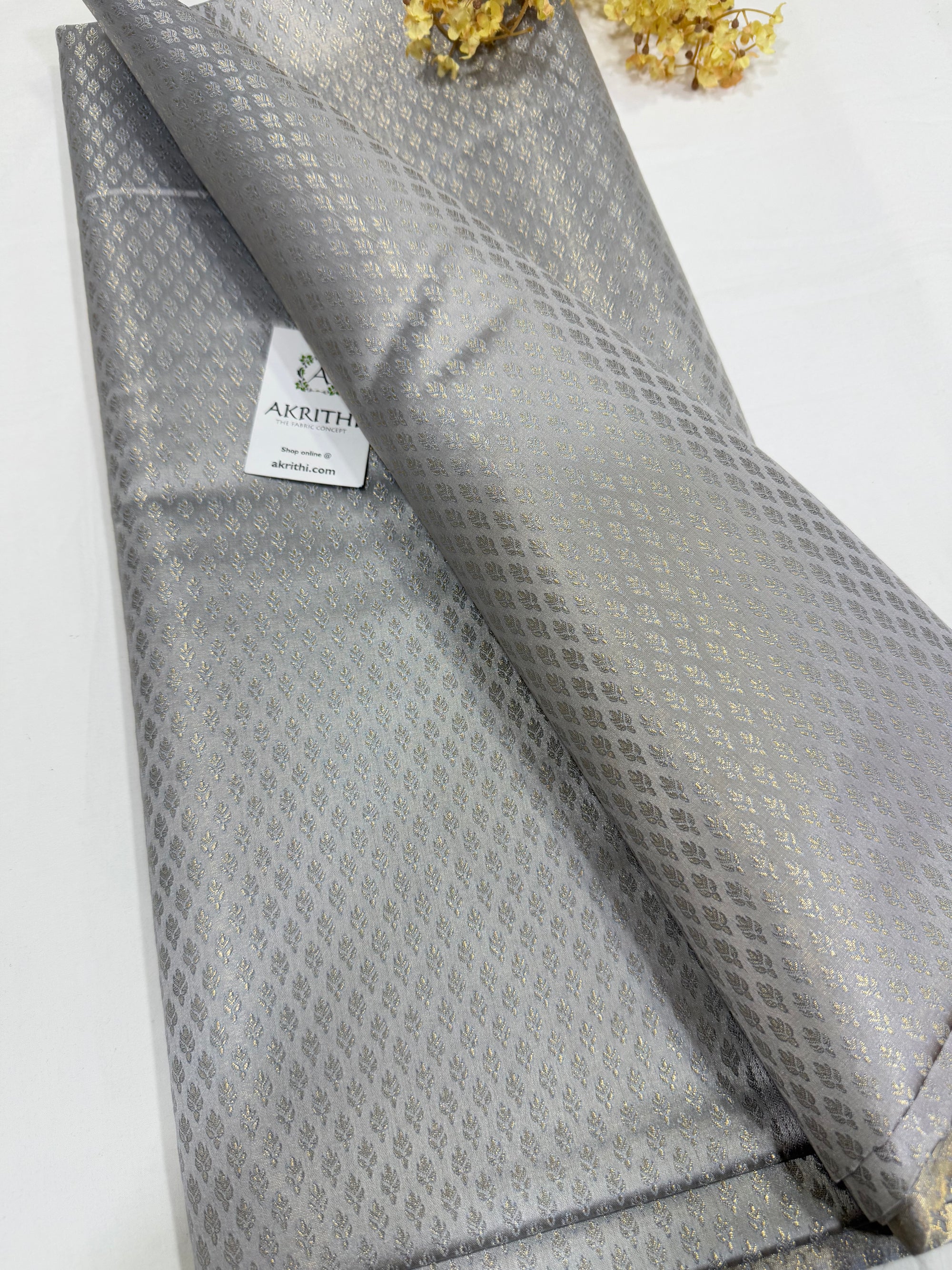 Pure Banarasi brocade fabric