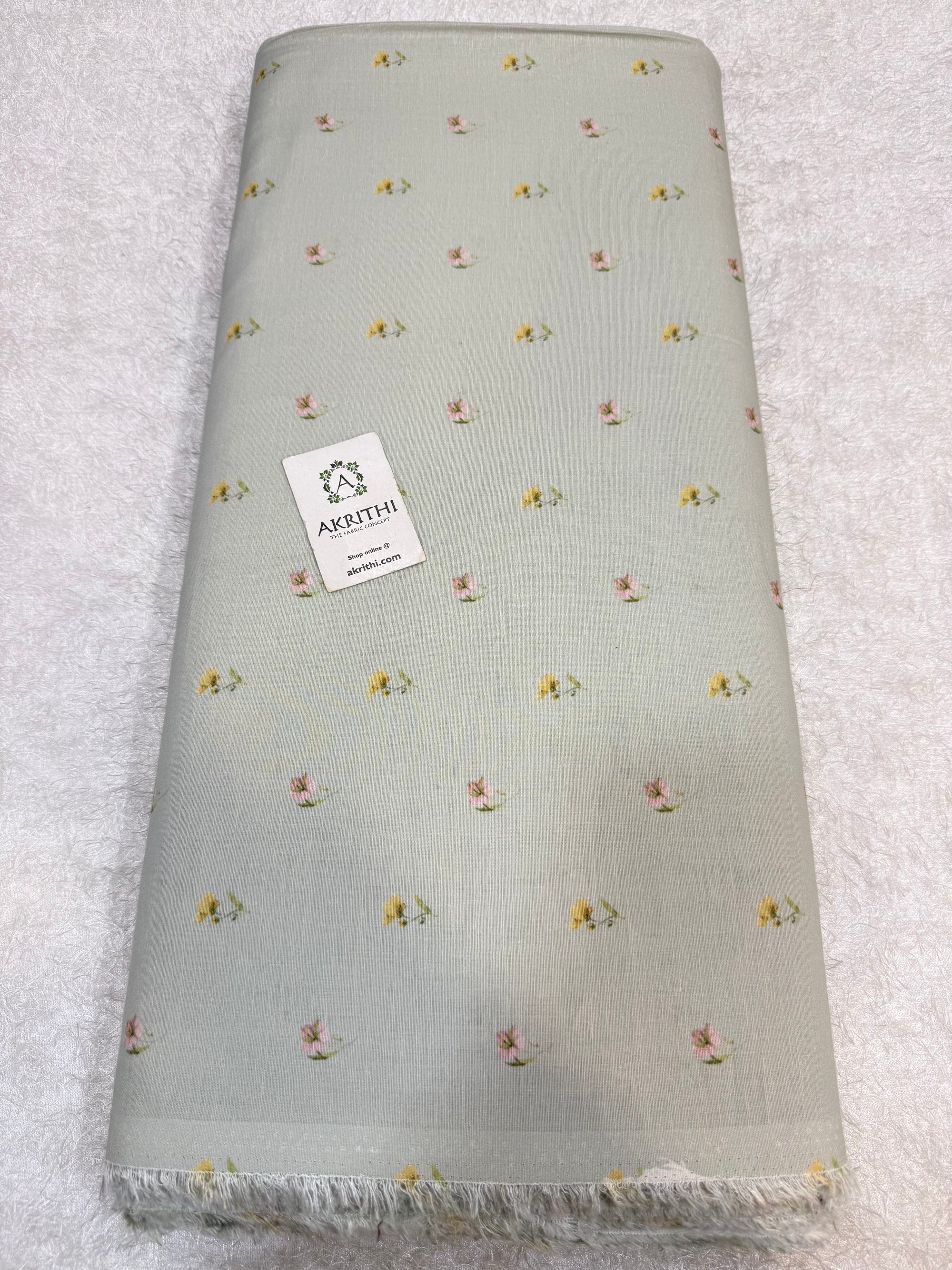 Digital Printed pure linen cotton fabric