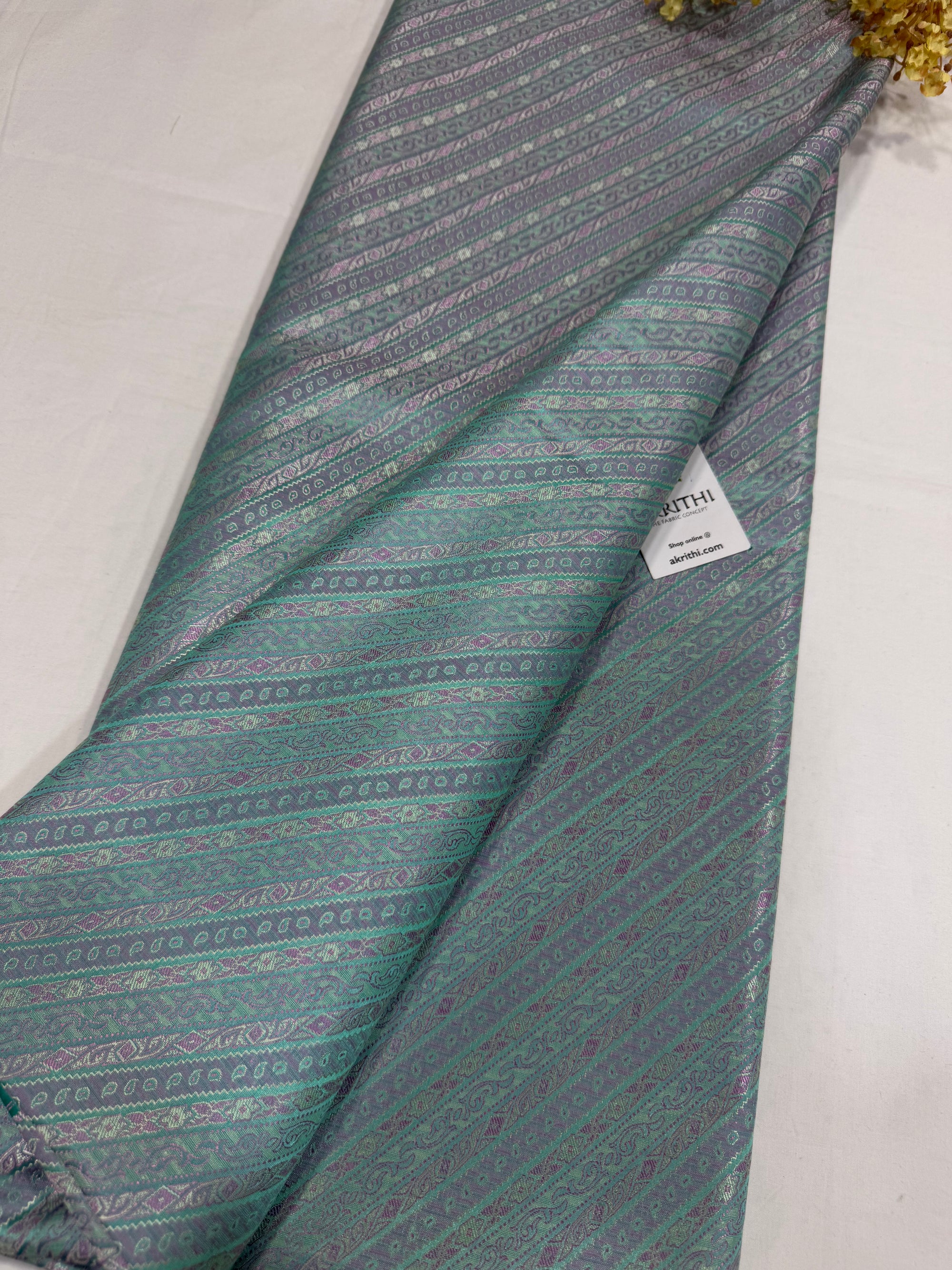 Pure Banarasi brocade fabric