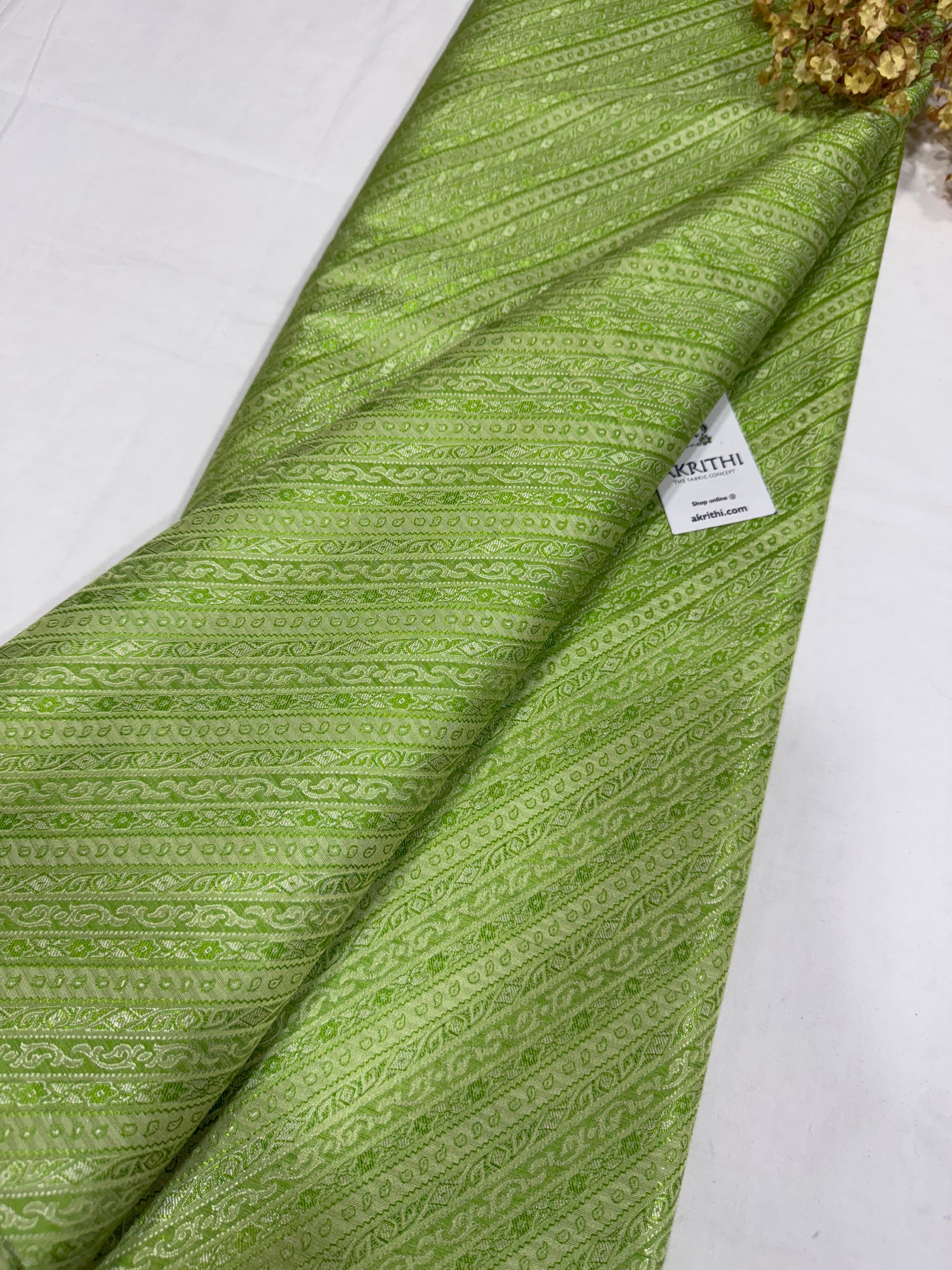 Pure Banarasi brocade fabric
