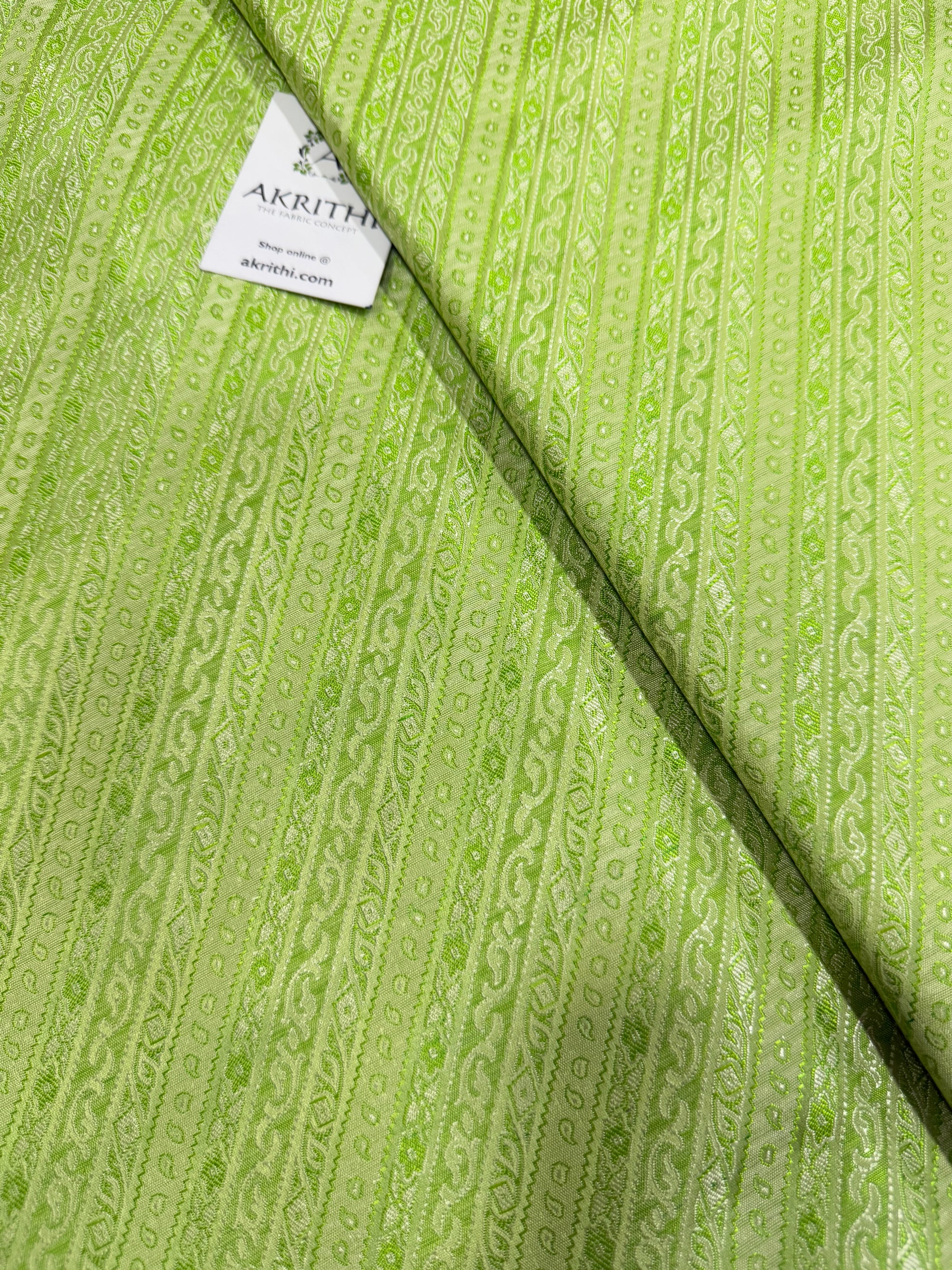 Pure Banarasi brocade fabric