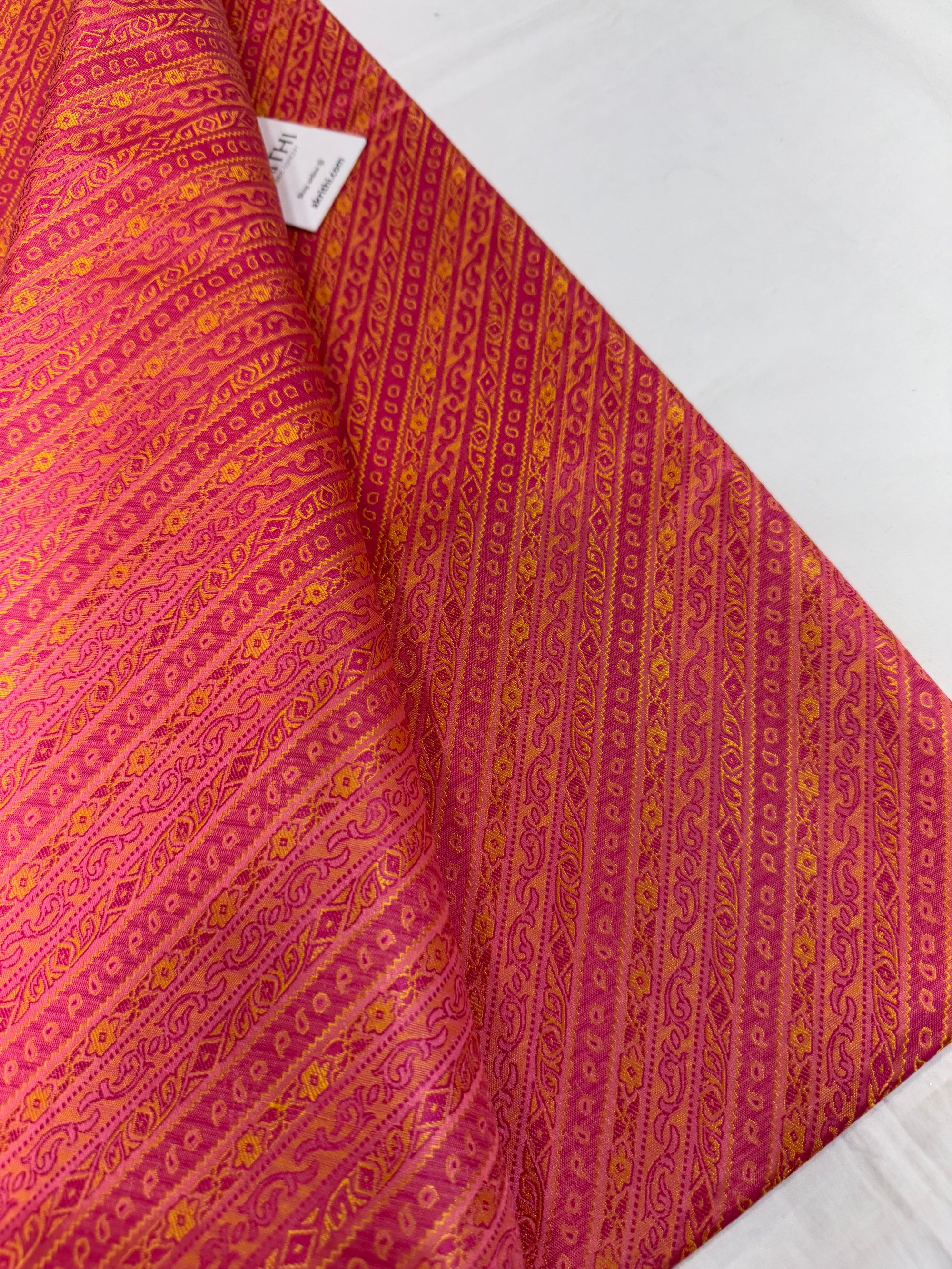 Pure Banarasi resham brocade fabric