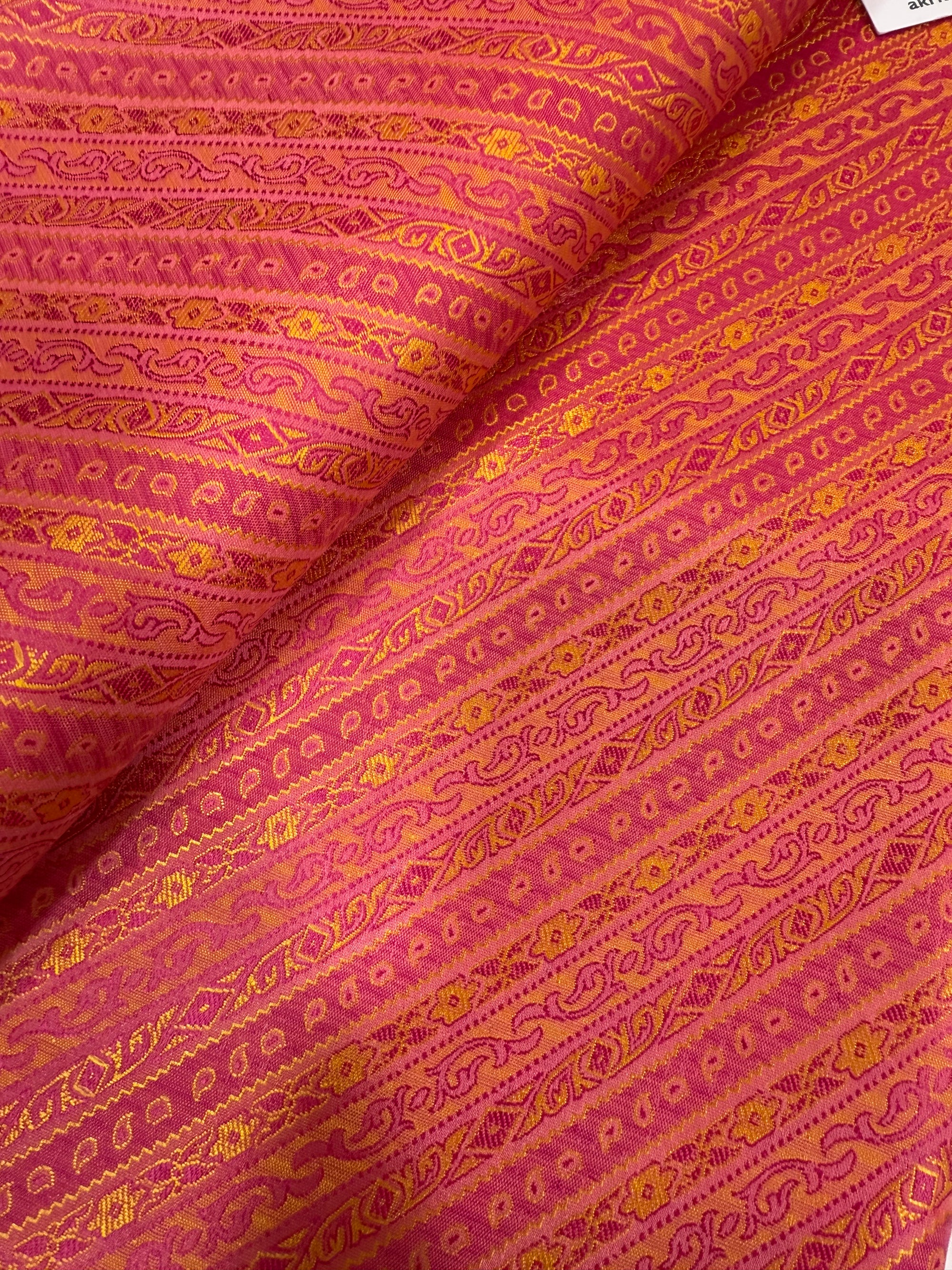 Pure Banarasi resham brocade fabric