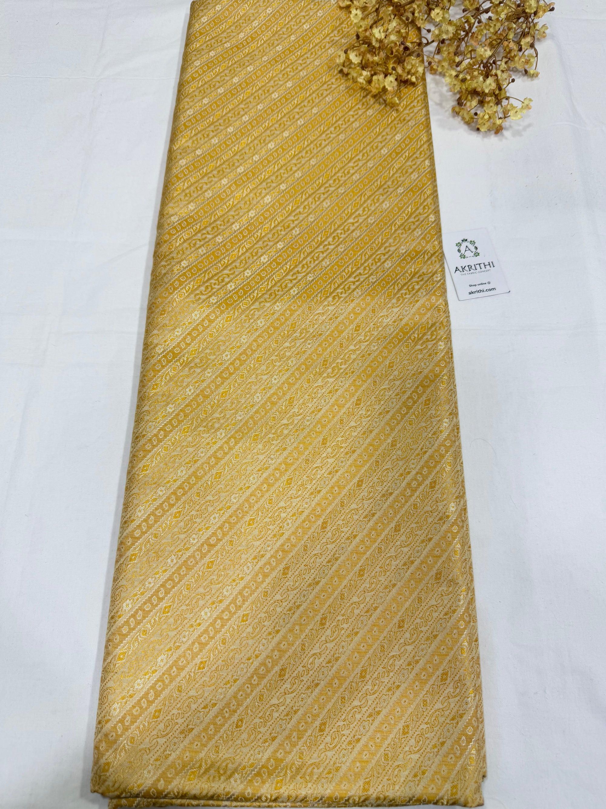 Pure Banarasi brocade fabric