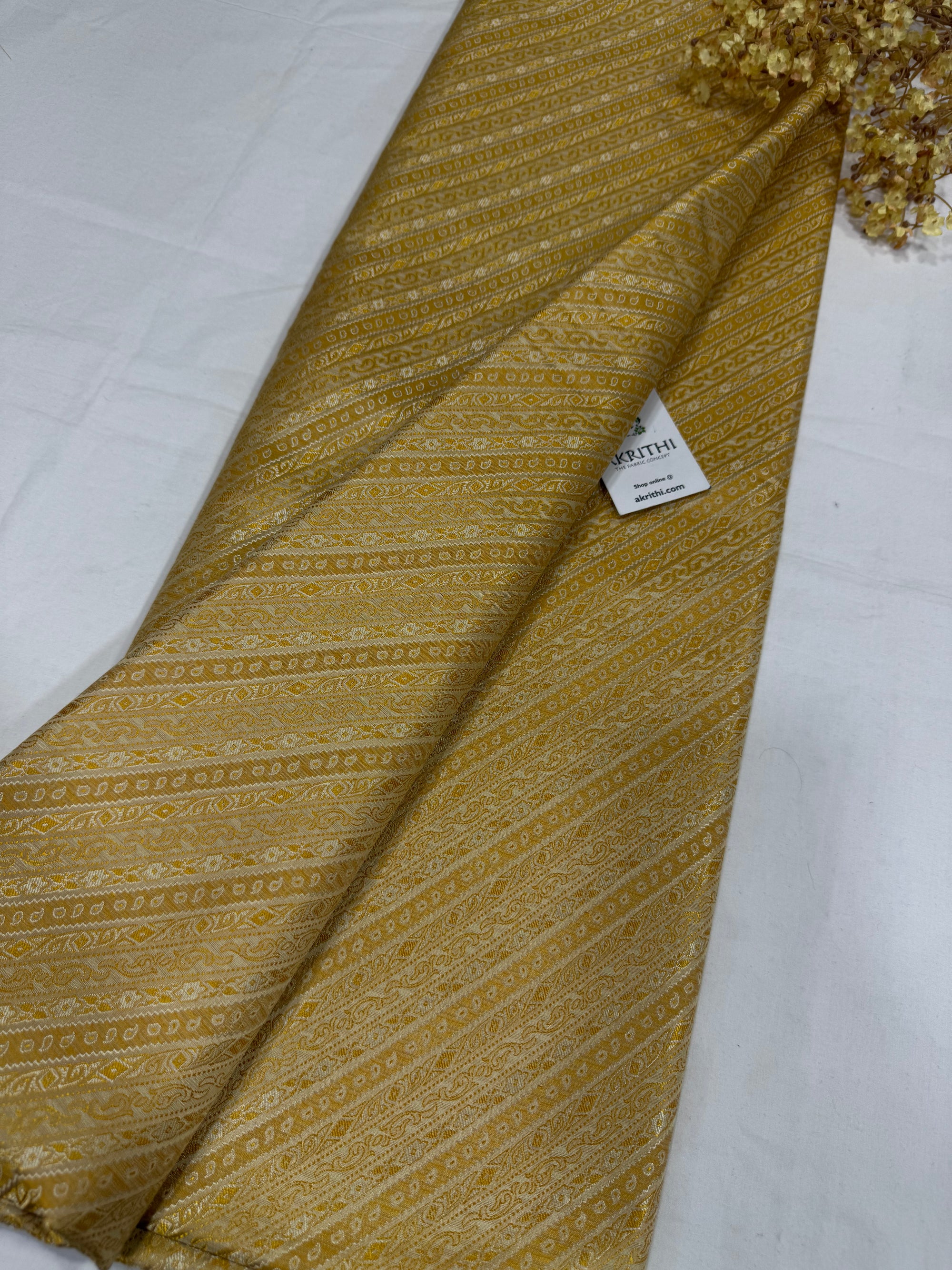 Pure Banarasi brocade fabric