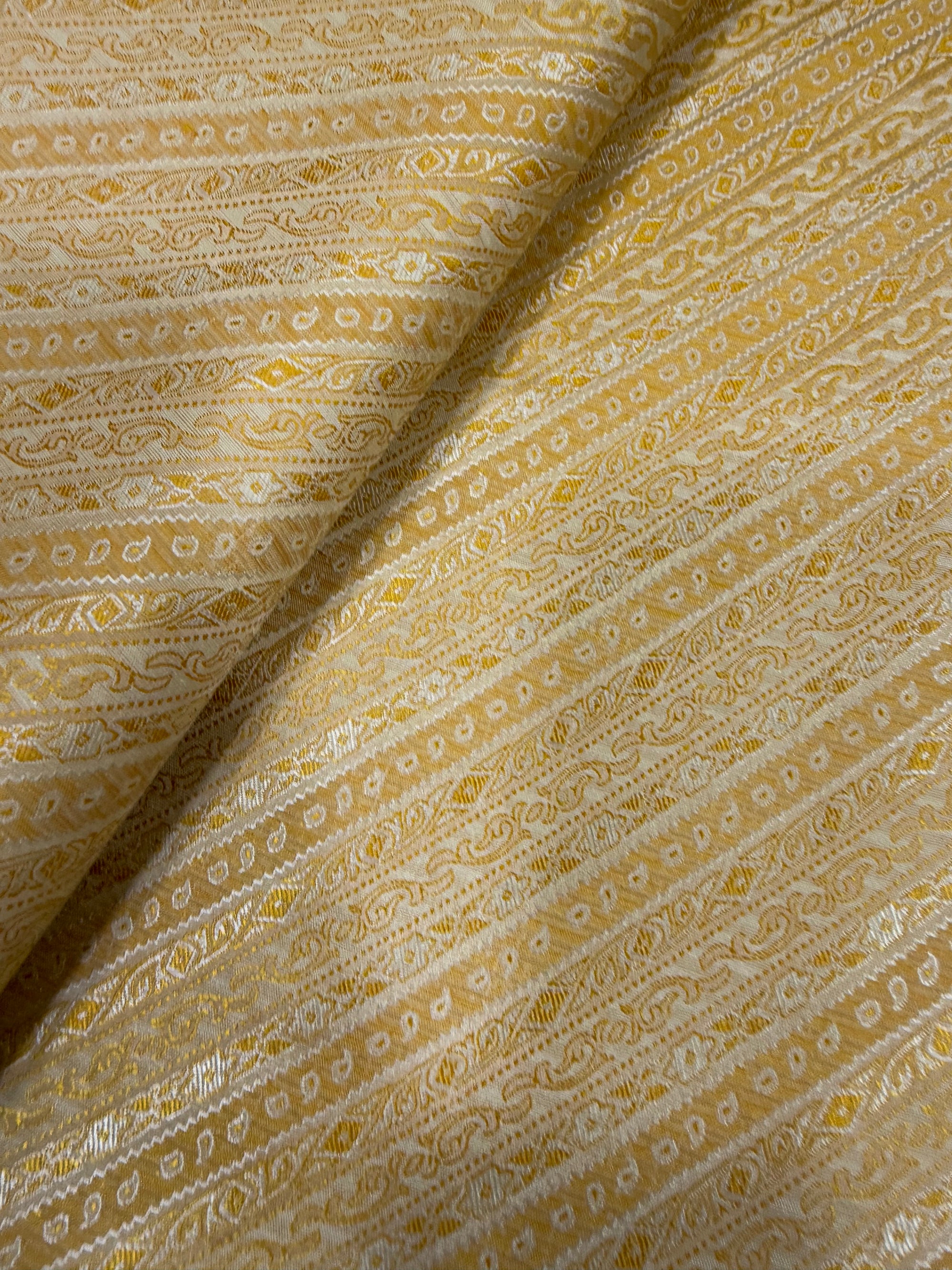 Pure Banarasi brocade fabric