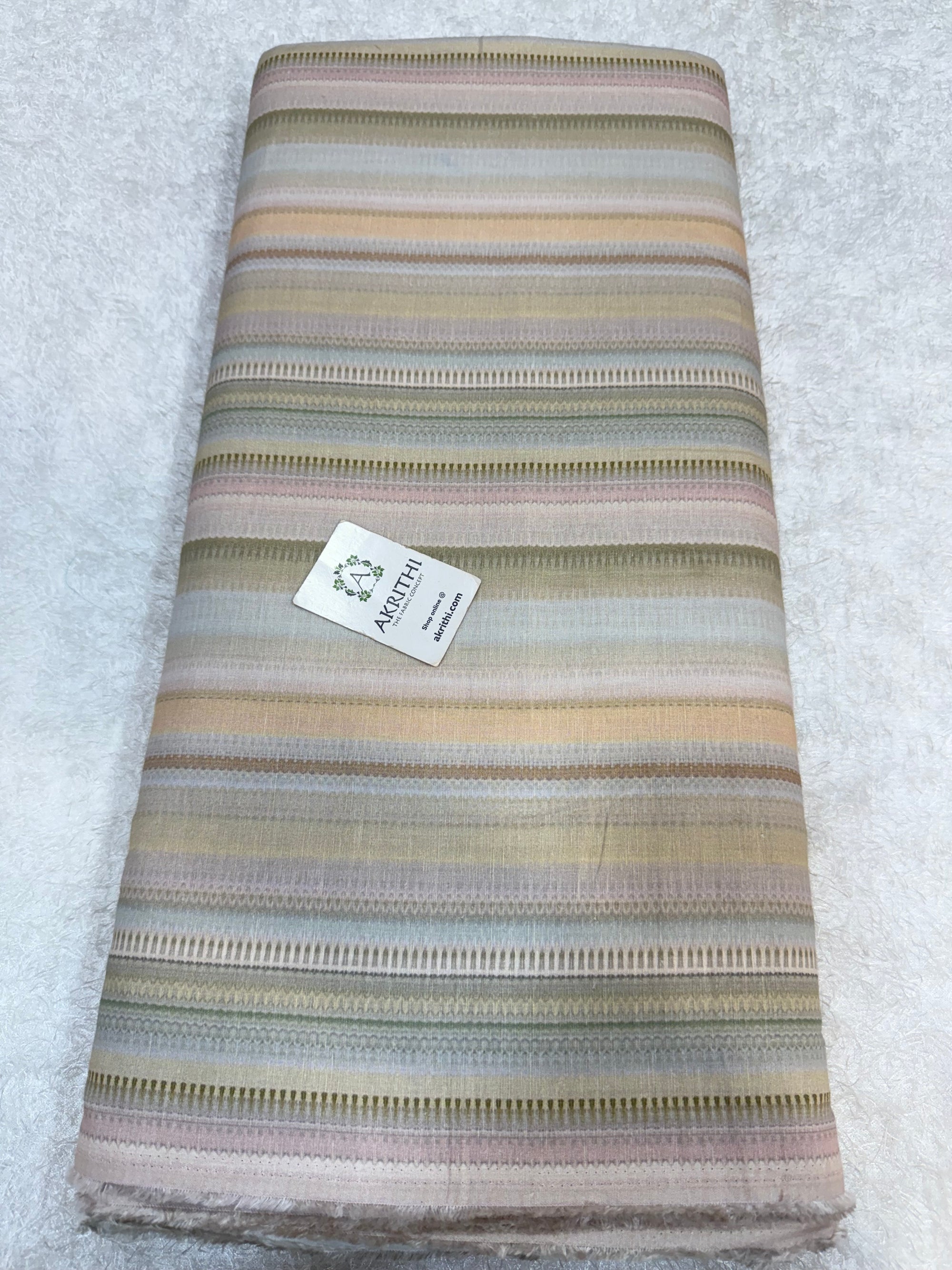 Digital Printed pure linen cotton fabric