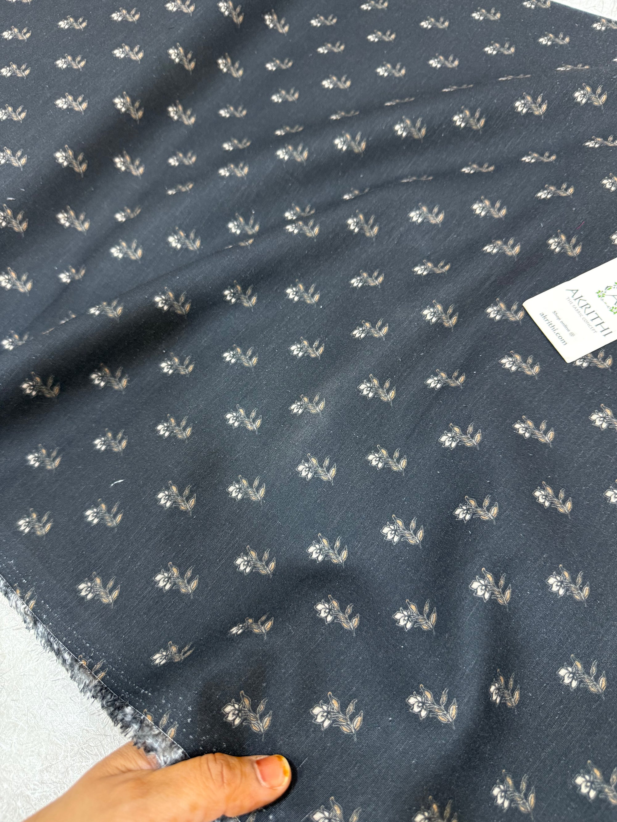 Digital Printed pure linen cotton fabric