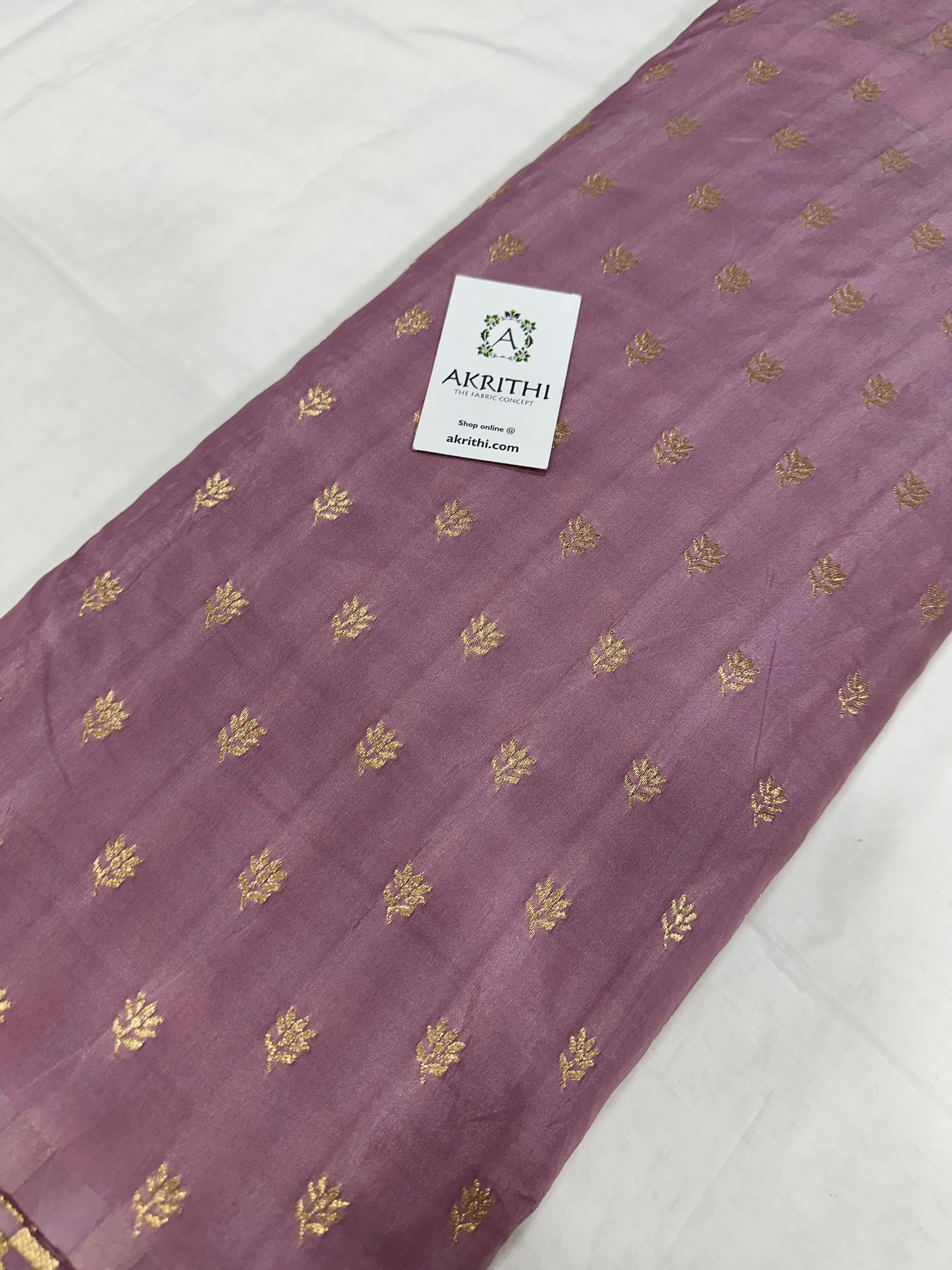 Woven semi silk fabric